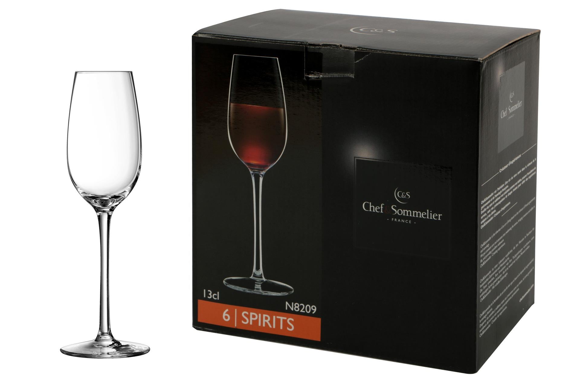 Arcoroc Spirits Calice Sherry 12 cl - Ideale per Distillati Invecchiati e d'Annata - Set 6 Pz