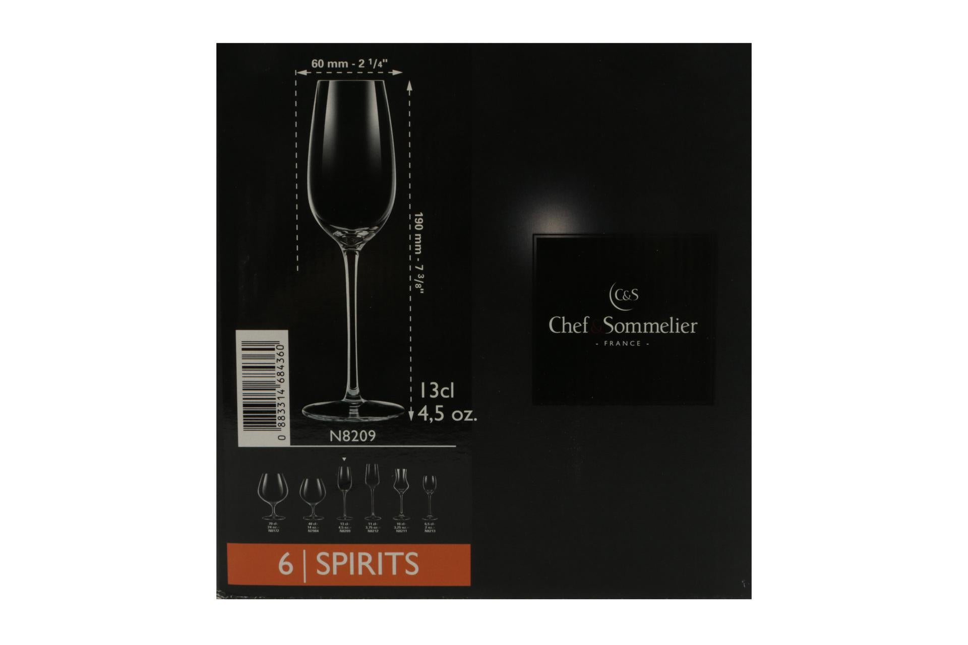 Arcoroc Spirits Calice Sherry 12 cl - Ideale per Distillati Invecchiati e d'Annata - Set 6 Pz 4