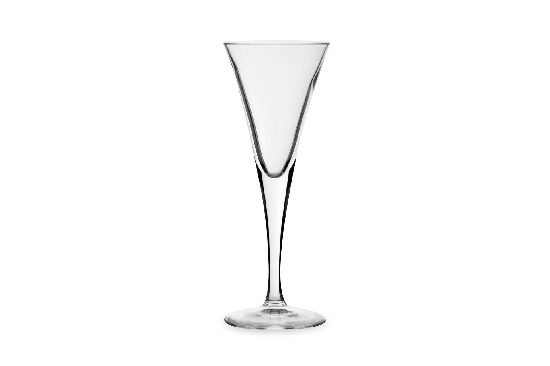Bormioli Rocco Fiore Set 12 Calici Schnaps 5.3 cl - Stelo Unico e Lavorazione a Caldo - Set 12 Pz