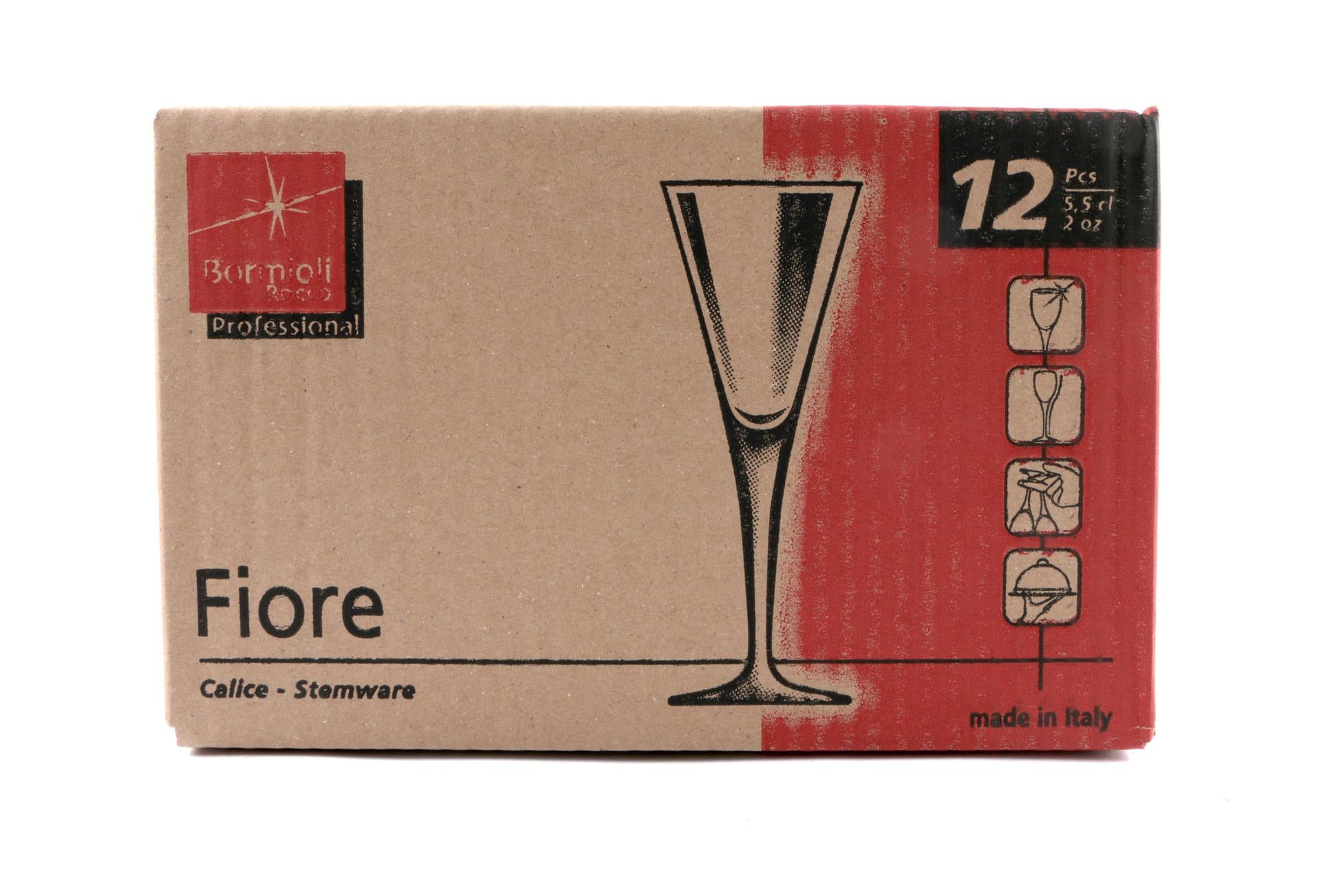 Bormioli Rocco Fiore Set 12 Calici Schnaps 5.3 cl - Stelo Unico e Lavorazione a Caldo - Set 12 Pz 4