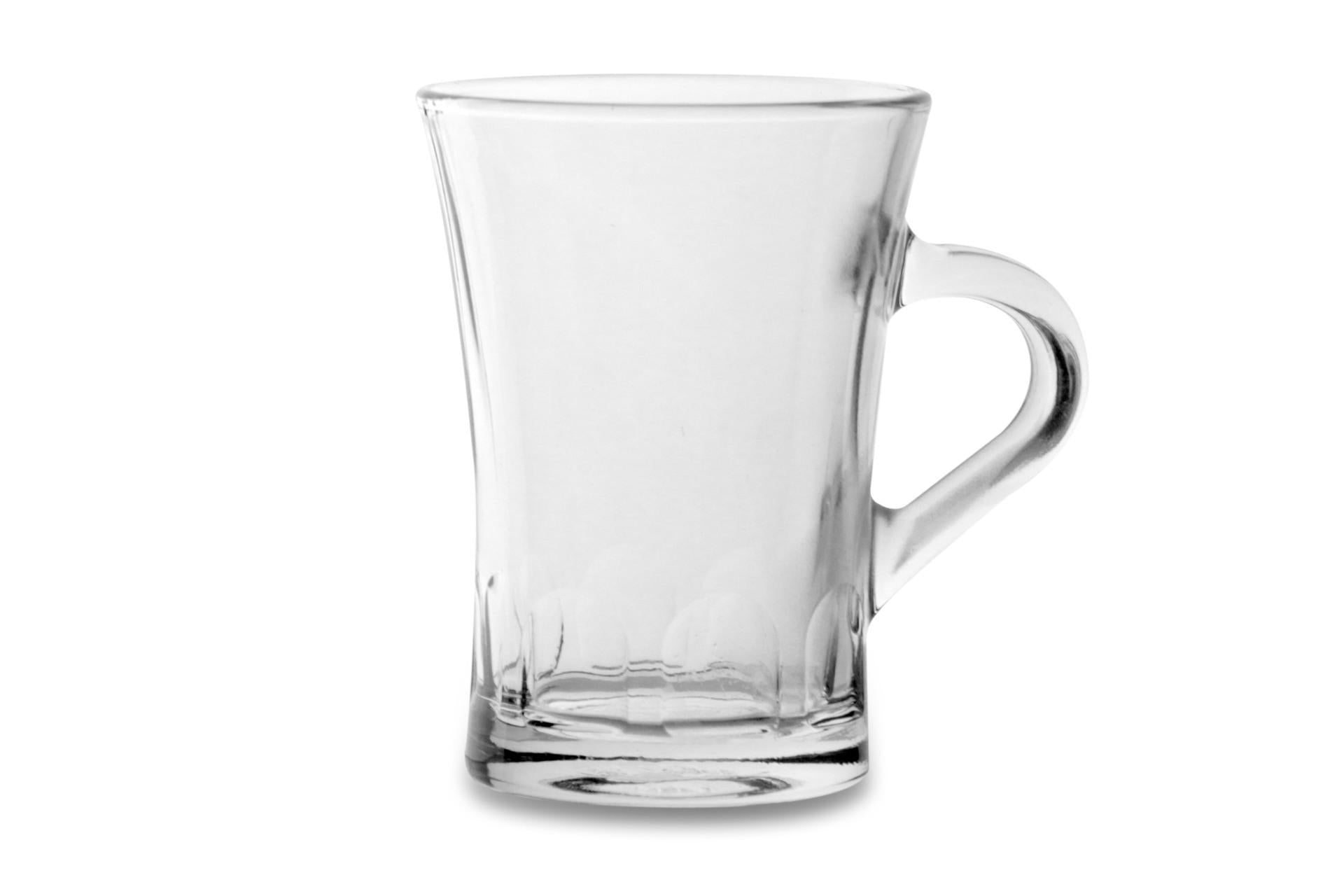 Duralex Amalfi Tazza Mug Con Manico 17 cl In Vetro Temperato Resistente Agli Urti e Shock Termici - Set 6 Pz