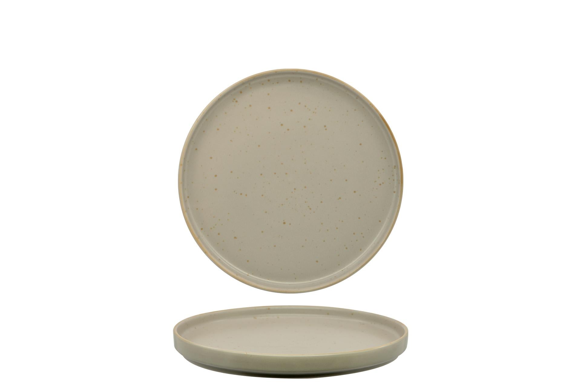 Pt Sango Ceramics Kaden Avola Piatto Piano Impilabile Ø20 cm - Set 6 Pz