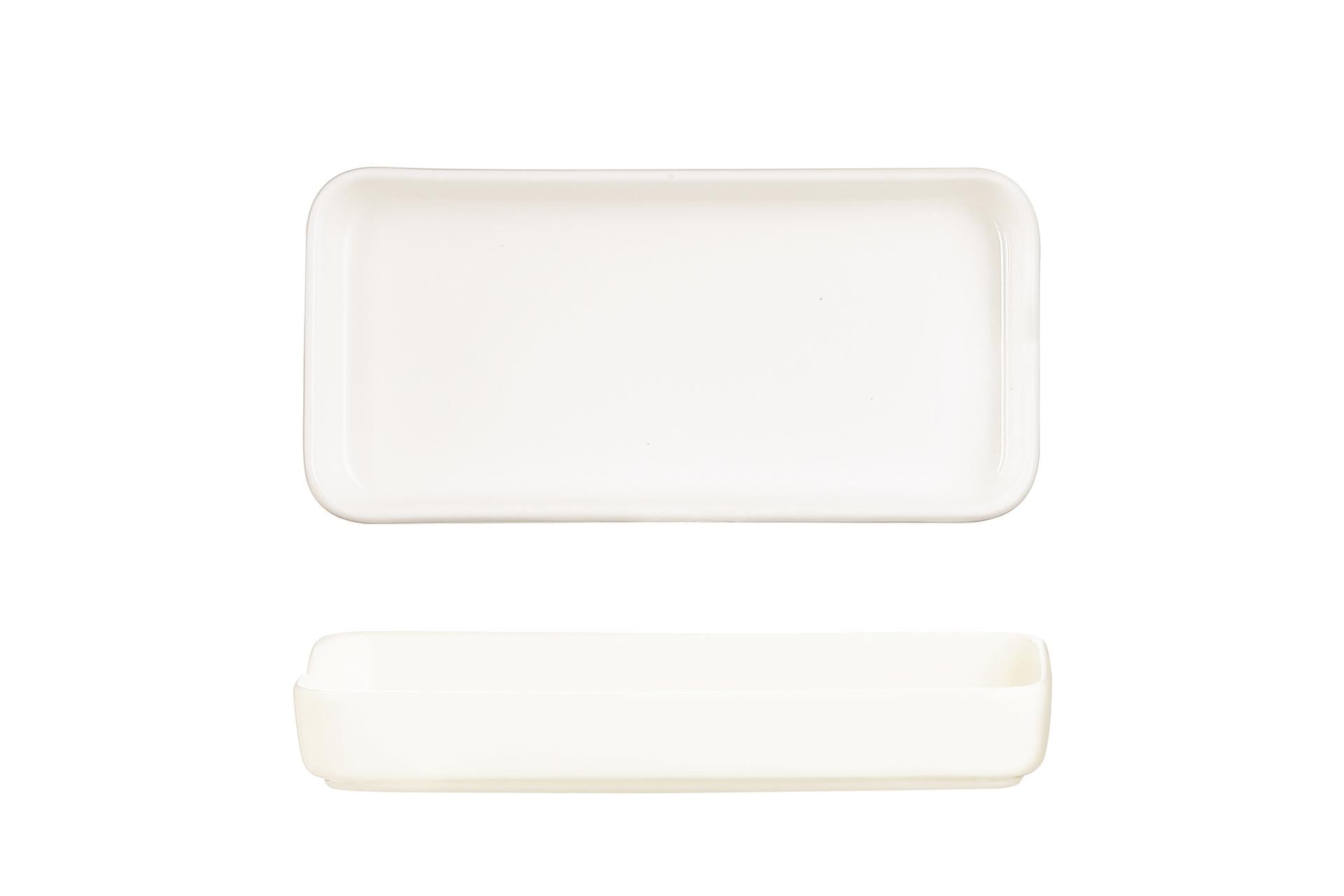 Arcoroc Mekkano Cream Coppetta Rettangolare 15x7.5 cm In Porcellana - Set 6 Pz