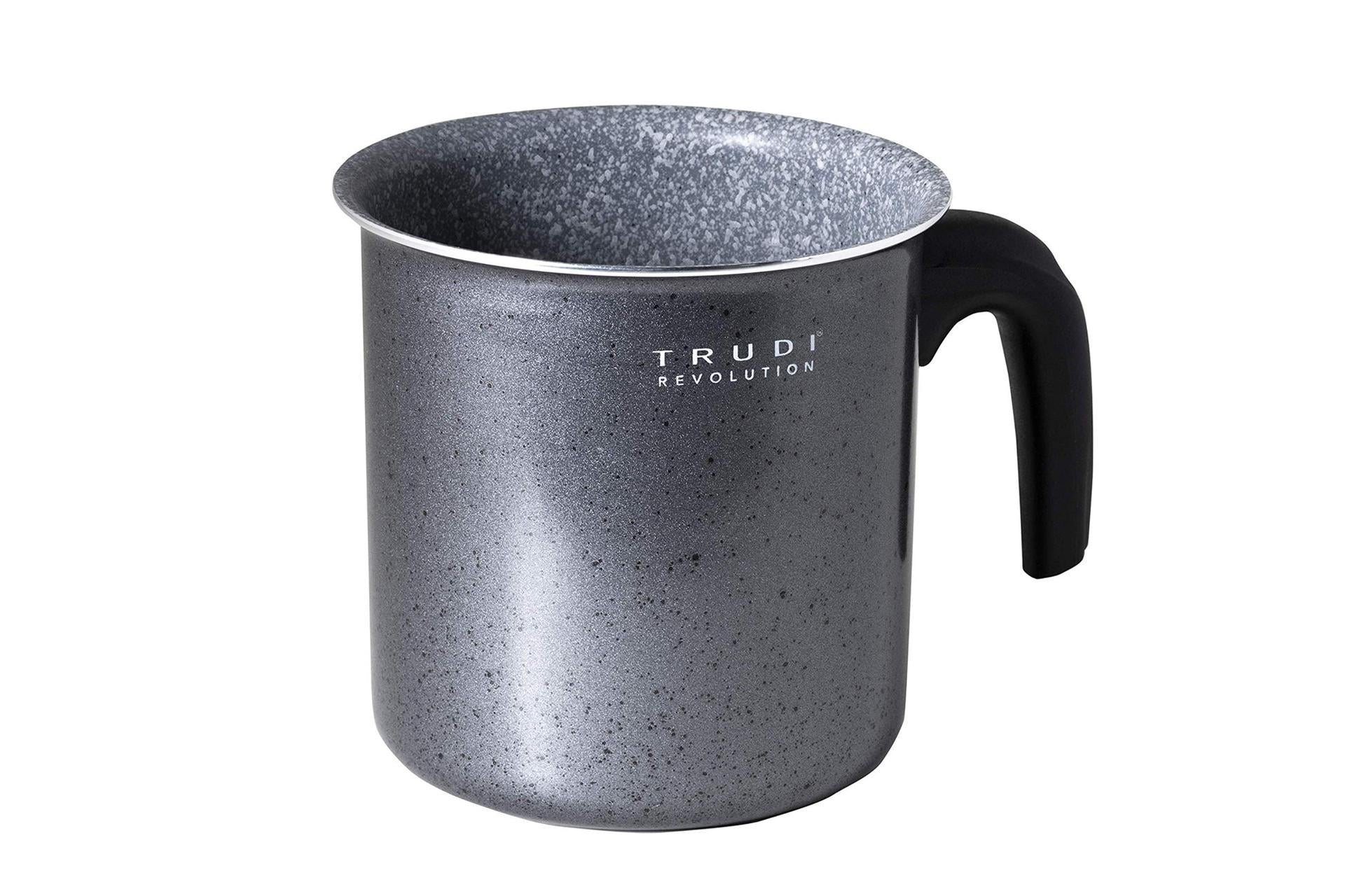 Aeternum Trudi Revolution Bollilatte Ø12 cm - Adatto a Tutti i Piani Cottura Inclusa Induzione Con Rivestimento Petravera