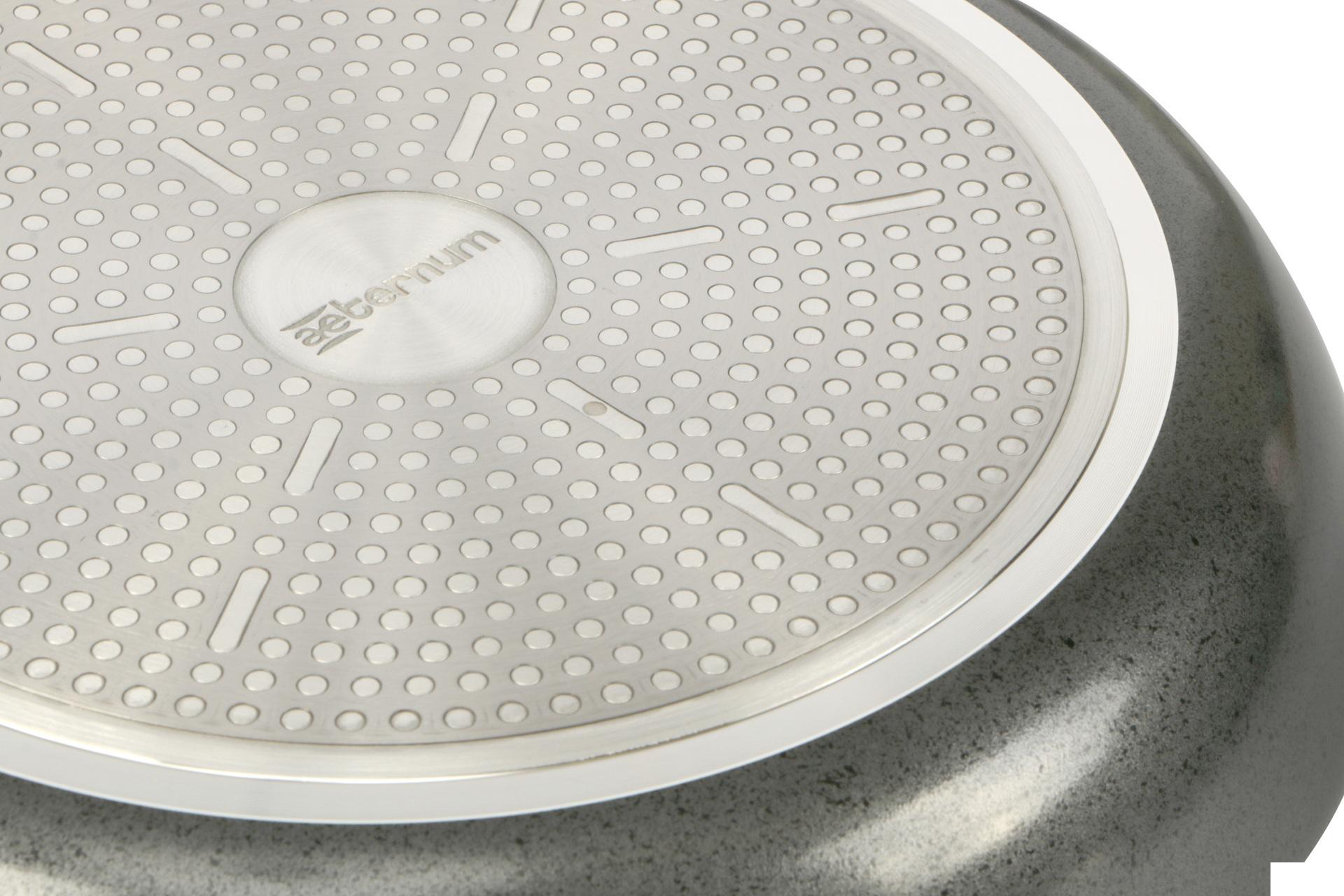 Aeternum Trudi Revolution Padella Ø24 cm - Adatta a Tutti i Piani Cottura Inclusa Induzione Con Rivestimento Petravera