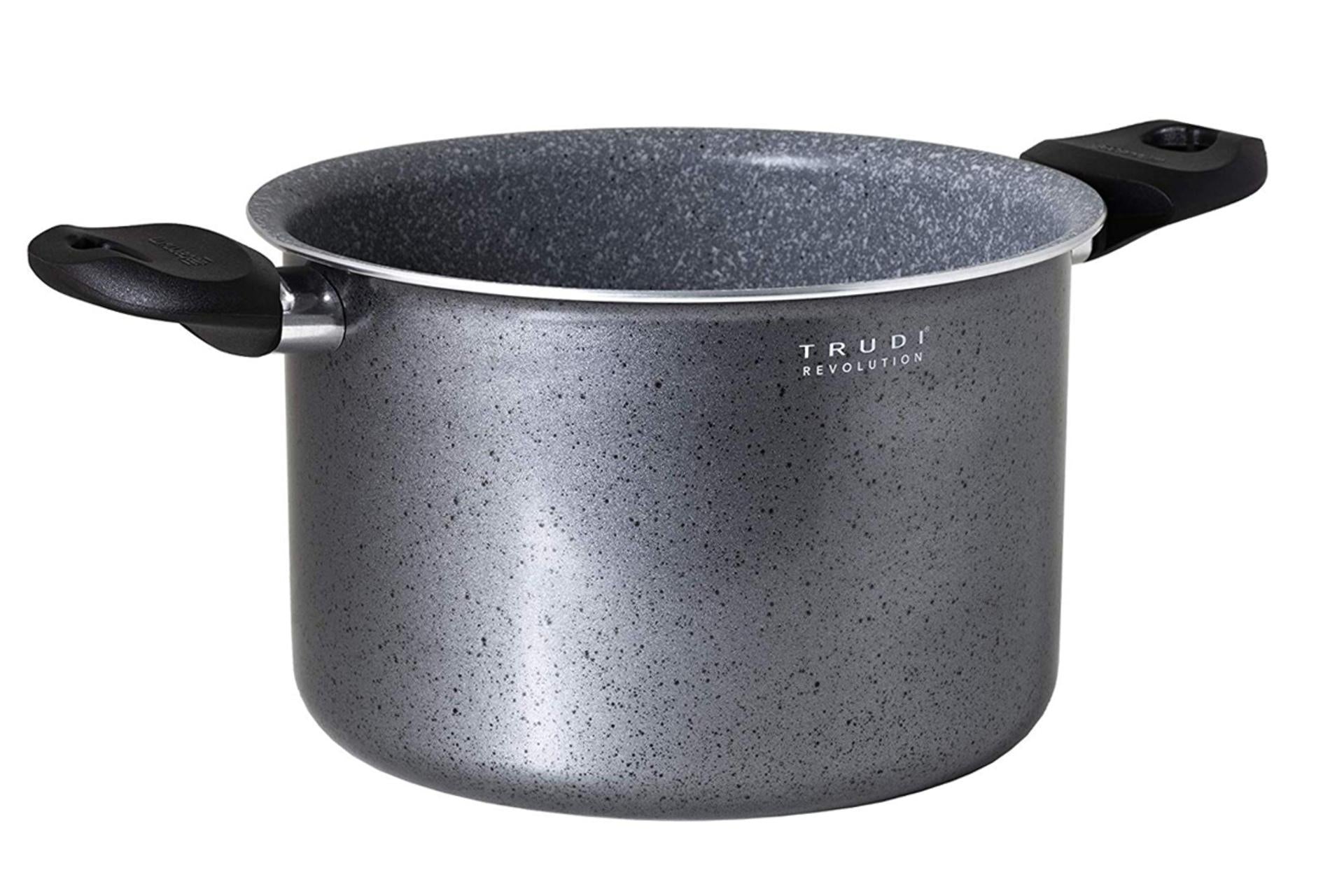 Aeternum Trudi Revolution Pentola Ø24 cm - Adatta a Tutti i Piani Cottura Inclusa Induzione Con Rivestimento Petravera