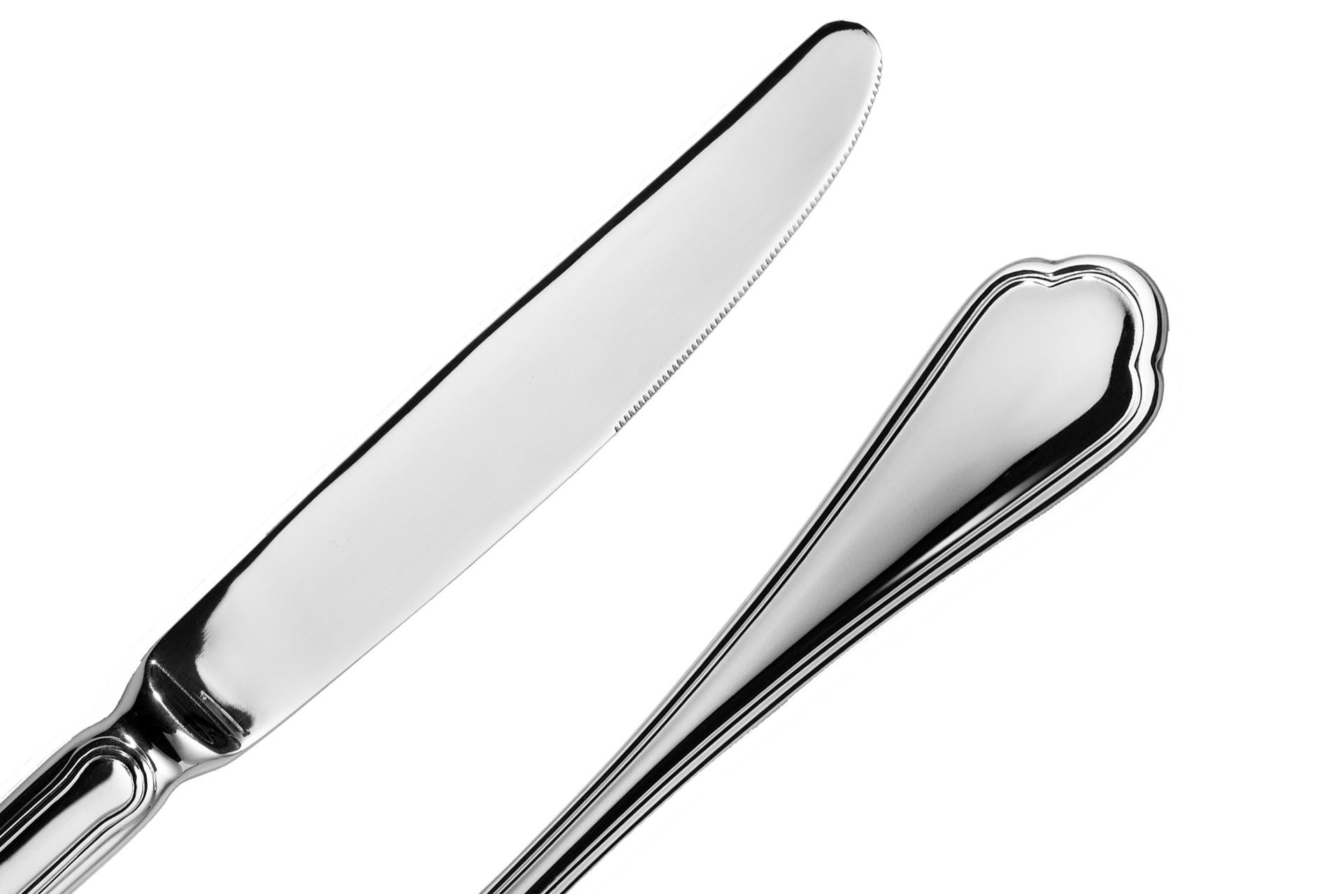 Comas Sangiovese Coltello Tavola Forgiato 25.5 cm - Acciaio Inox 18/10 Linea Classica - Set 12 Pz