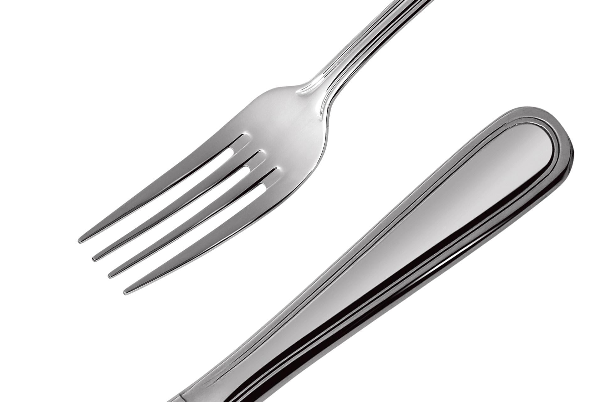 Comas Ingles XL Forchetta Frutta In Acciaio Inox 18/10 - Spessore 2.5 mm - Set 12 Pz