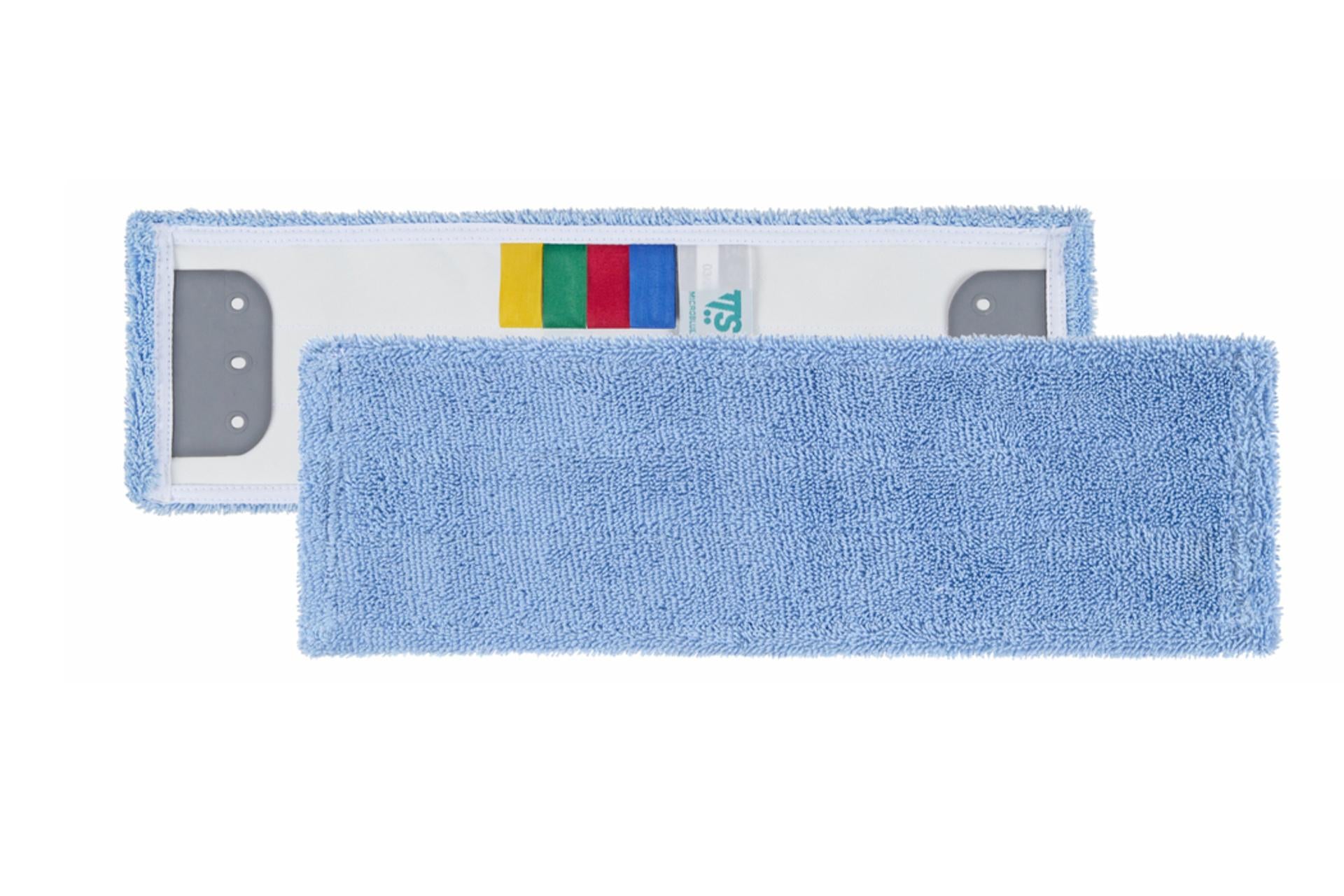 TTS Panno Wet System Microfibra Blu Con Supporto In Poliestere - Per Superfici Lisce