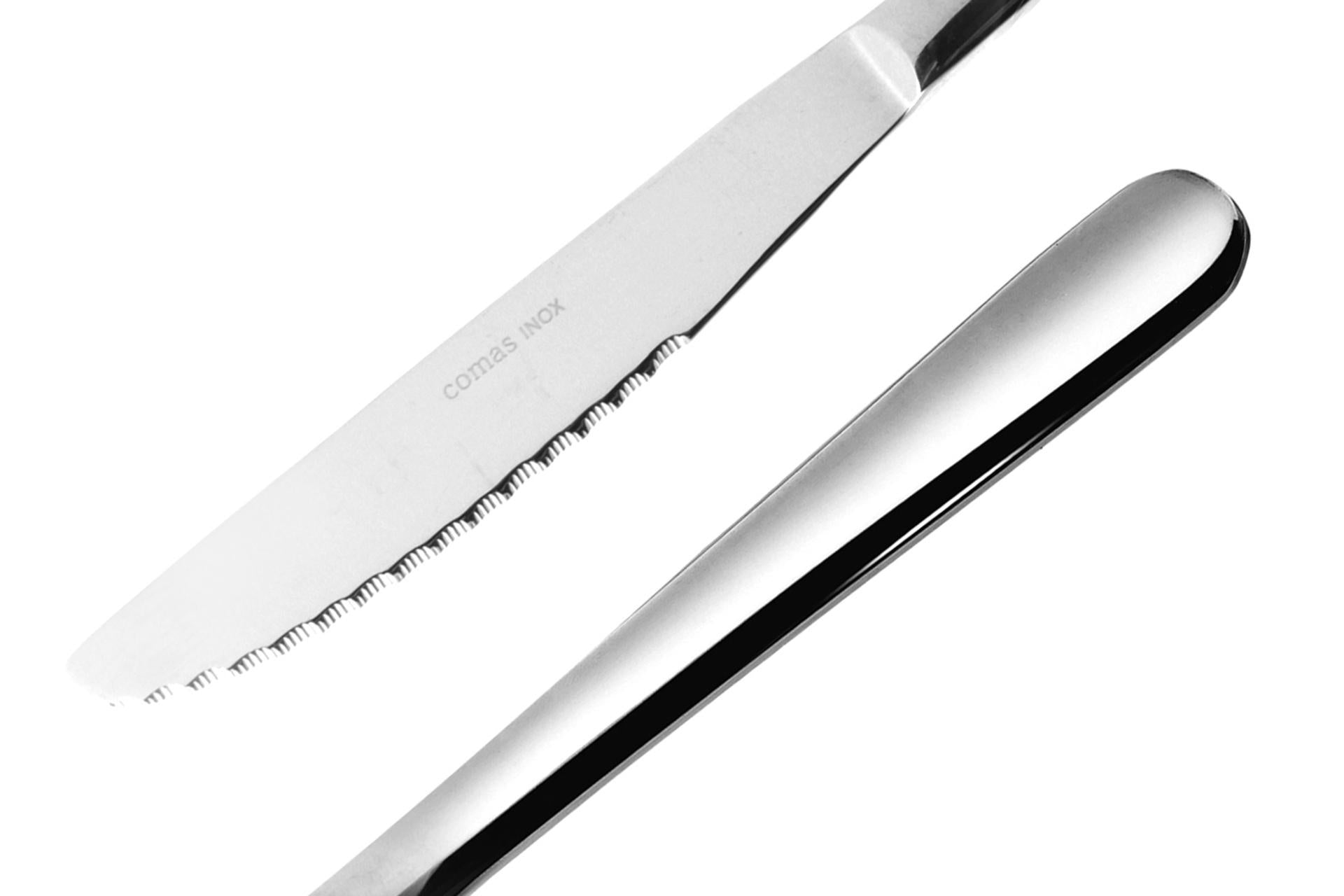 Comas Sevilla XL Coltello Tavola Forgiato Inox 22.5 cm - Acciaio Nichel Free - Set 12 Pz
