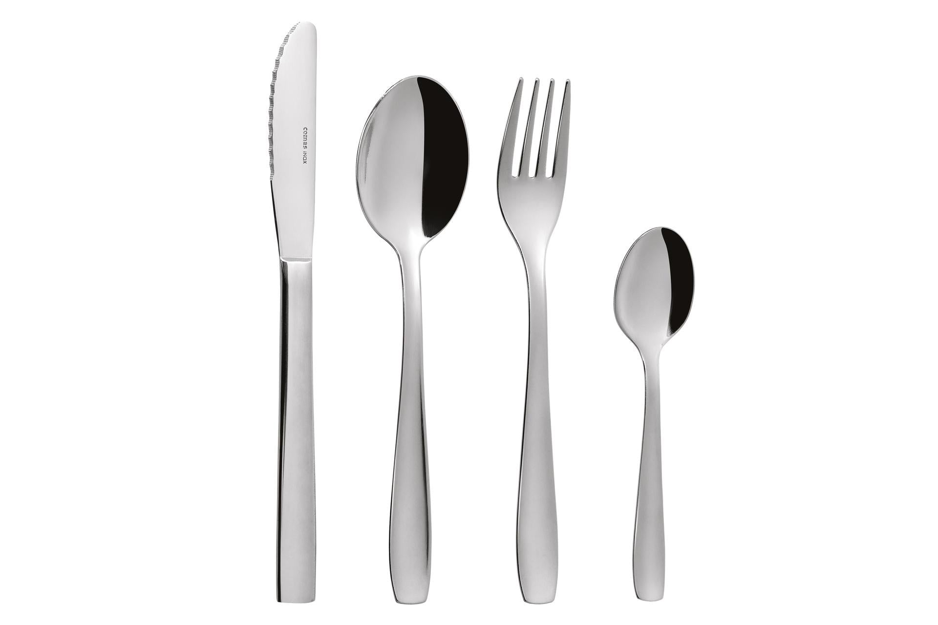 Comas Hotel Extra Cucchiaio Moka Inox 1.2 mm - Classica e Liscia - Set 12 Pz 3