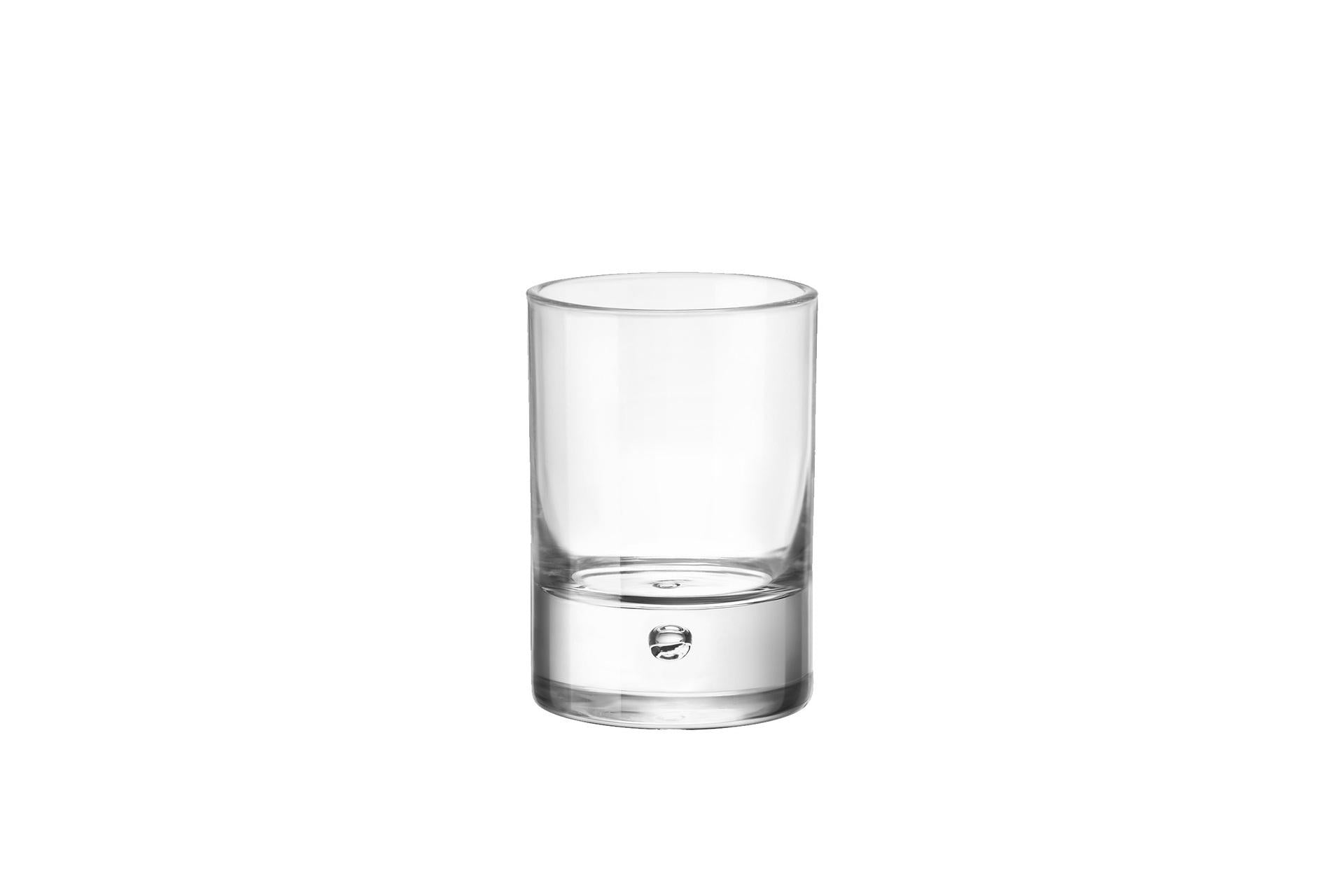 Bormioli Rocco Barglass Set 6 Bicchieri Shot 6.5 cl Con Bolla Sul Fondo - Set 6 Pz