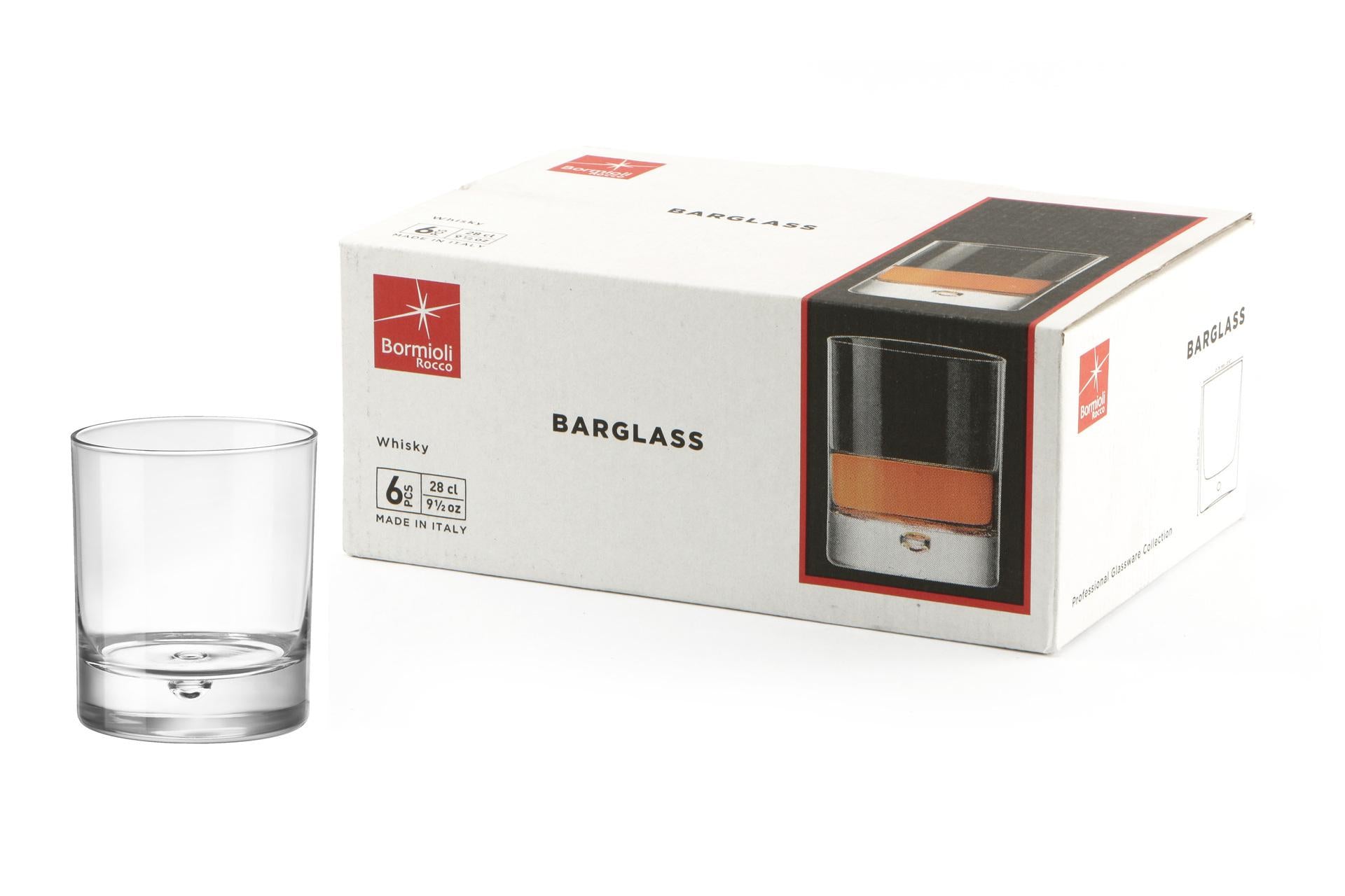 Bormioli Rocco Barglass Whisky Set 6 Bicchieri 28 cl Con Bolla Sul Fondo - Set 6 Pz 3