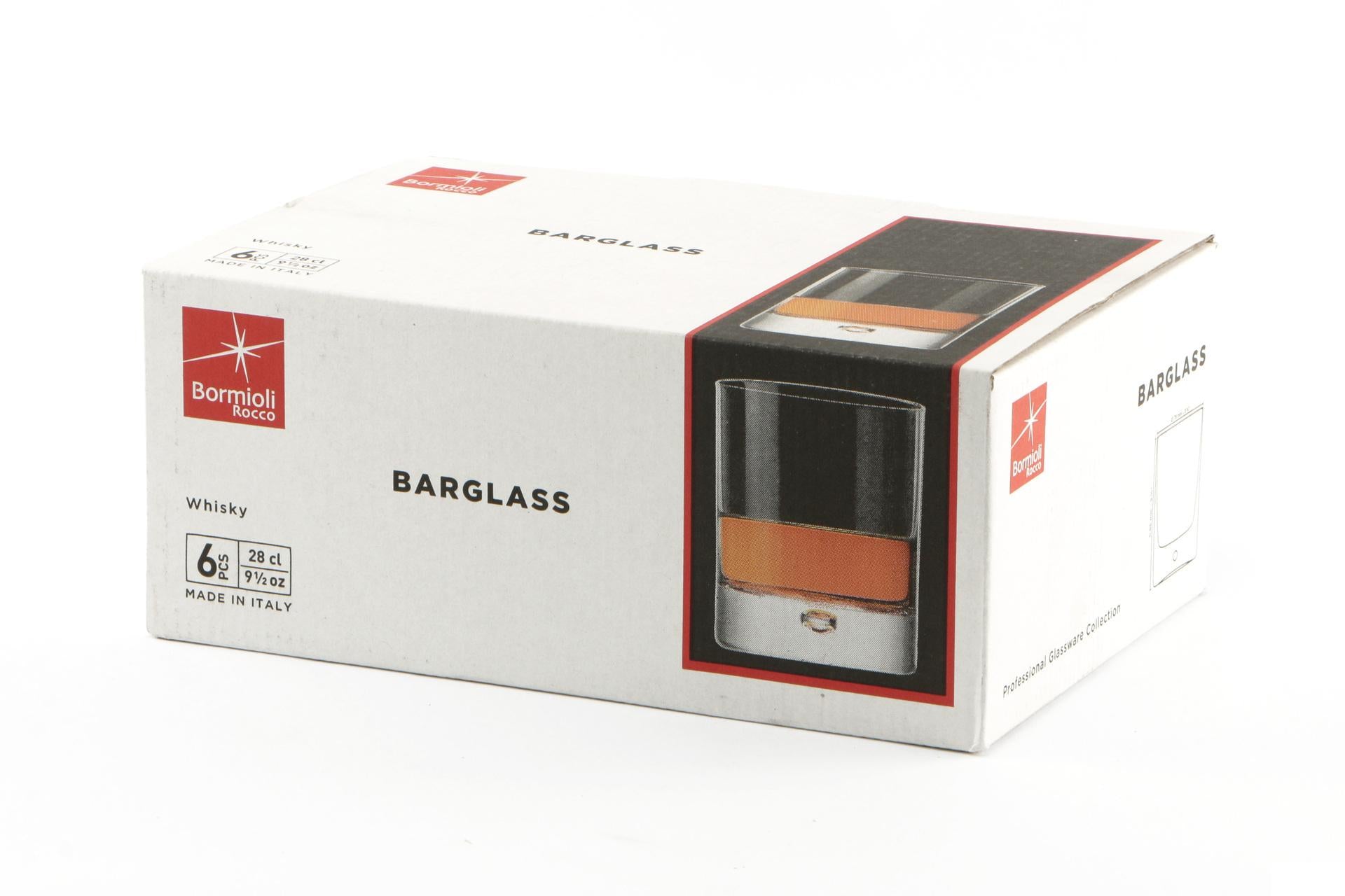 Bormioli Rocco Barglass Whisky Set 6 Bicchieri 28 cl Con Bolla Sul Fondo - Set 6 Pz 4