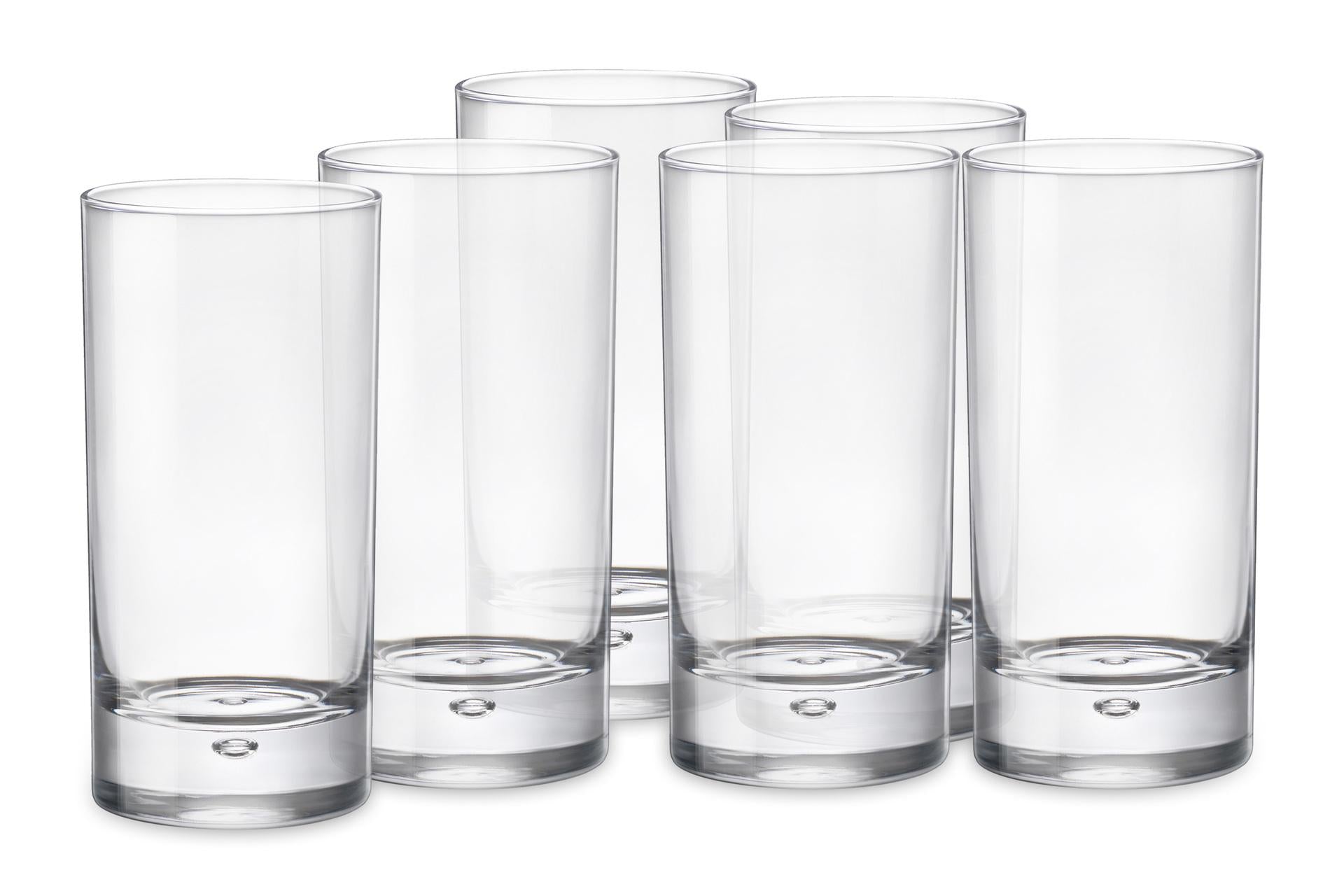 Bormioli Rocco Barglass Hi-Ball Set 6 Bicchieri 37,5 cl Con Bolla Sul Fondo - Set 6 Pz