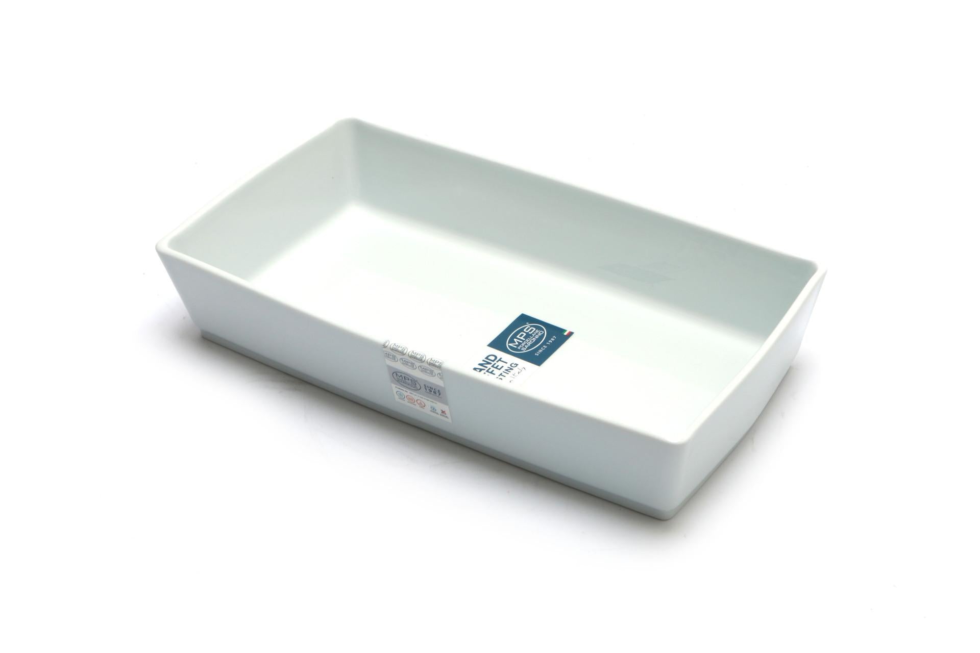 Manifattura Porcellane Saronno Grand Buffet Pirofila Rettangolare 35x19x7 cm In Porcellana