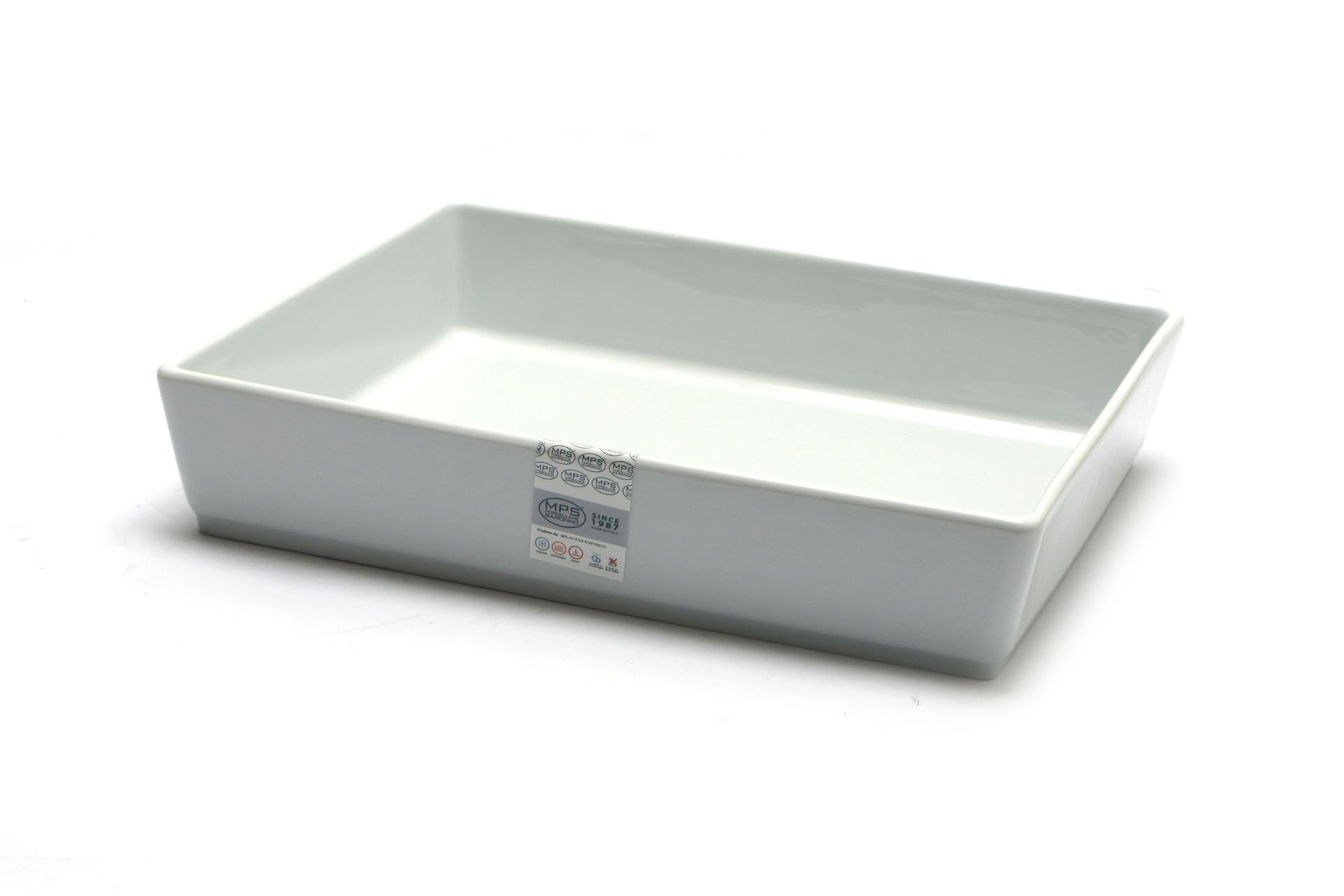 Manifattura Porcellane Saronno Grand Buffet Pirofila Rettangolare 33x26x7 cm In Porcellana