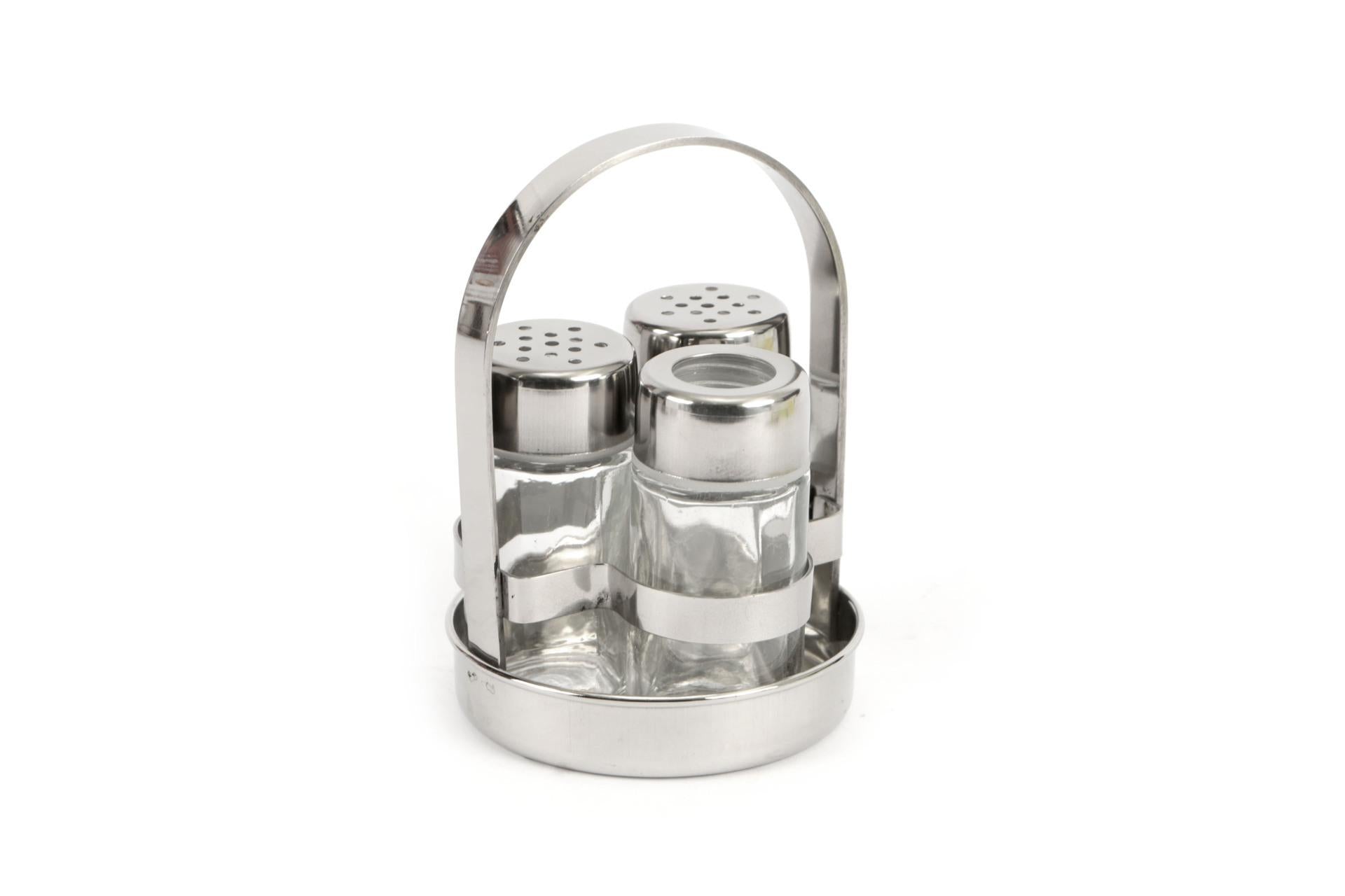Ilsa Easy-Stand Set 3 Pezzi Sale Pepe Stuzzicadenti In Acciaio Inox - Set 3 Pz