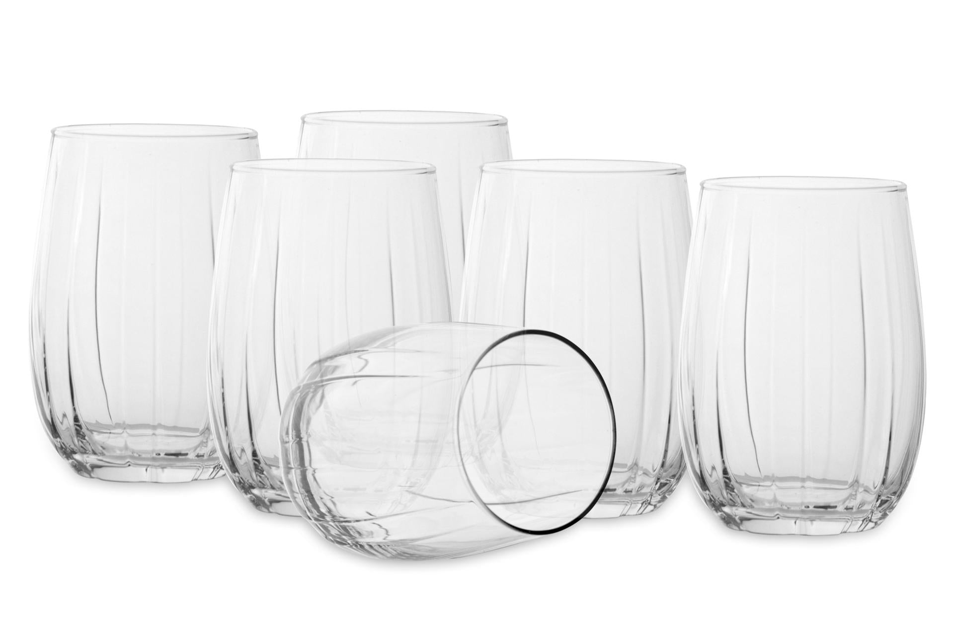 Pasabahce Linka Set 6 Bicchieri Acqua Trasparenti Cl.38 - Set 6 Pz