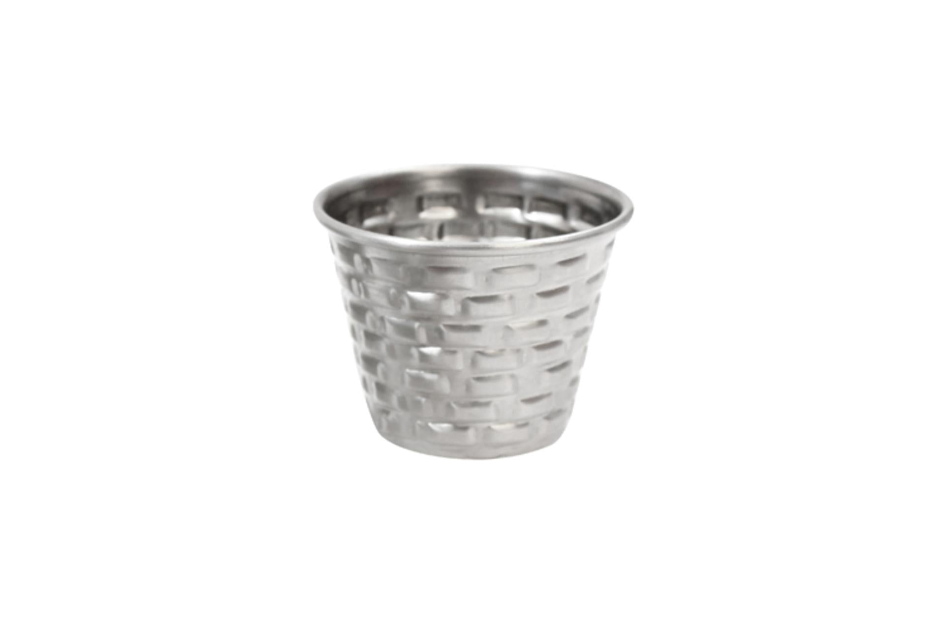 Tablecraft Ramequin Acciaio 75 ml - 5.5 x 5.5 x 4.5 cm - Set 12 Pz