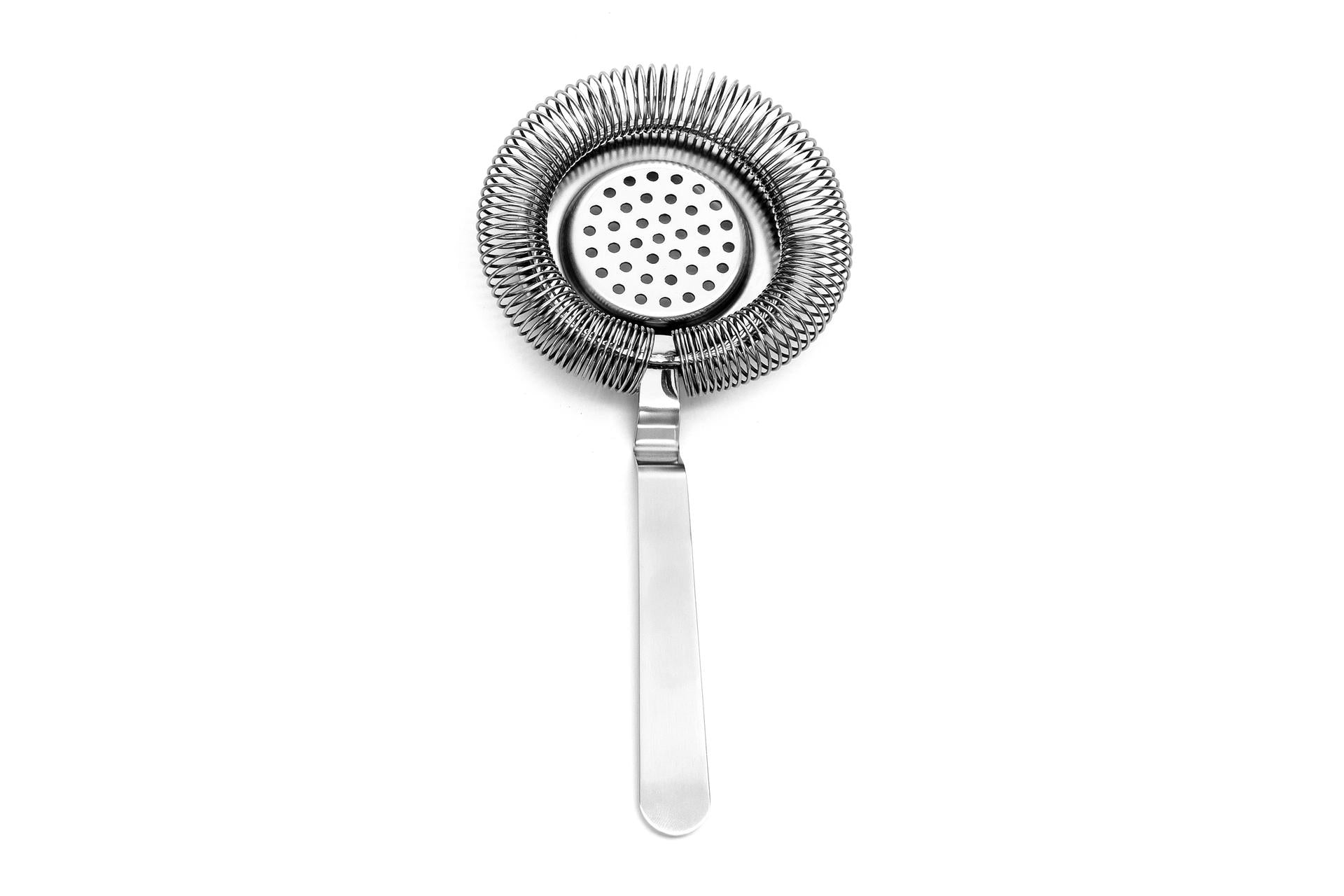 Training Consulting Strainer Silver Hawthorne H.2 cm - Ø9 cm, Lunghezza 20 cm In Acciaio Inox