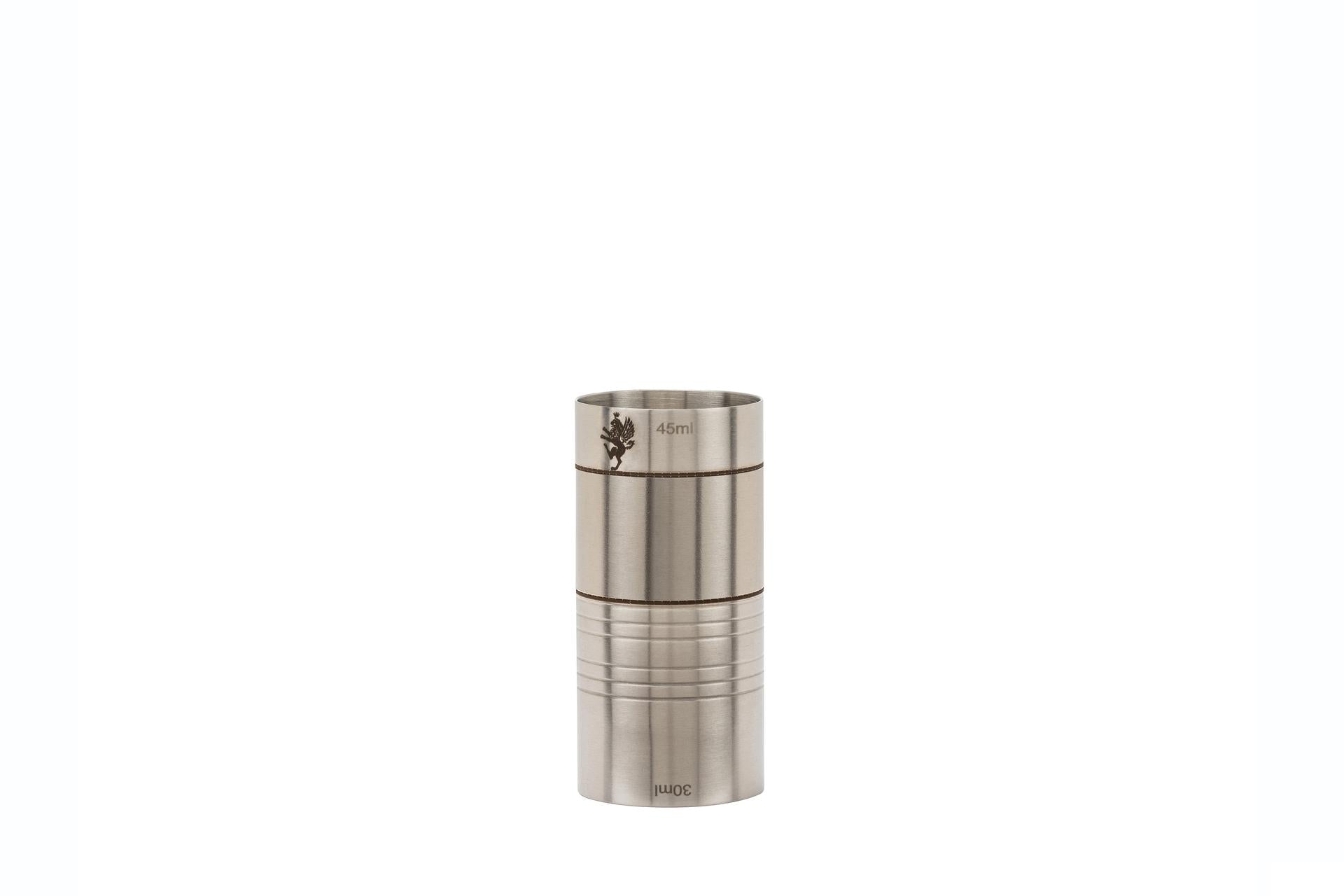 Maggiore Jigger 30/45 ml In Acciaio Inox 18/10 - Stile Inglese, Lavabile In Lavastoviglie