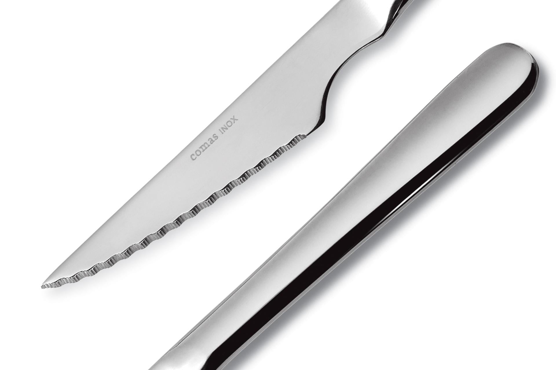 Comas Sevilla XL Coltello Bistecca Forgiato Inox 23 cm - Acciaio Nichel Free - Set 12 Pz
