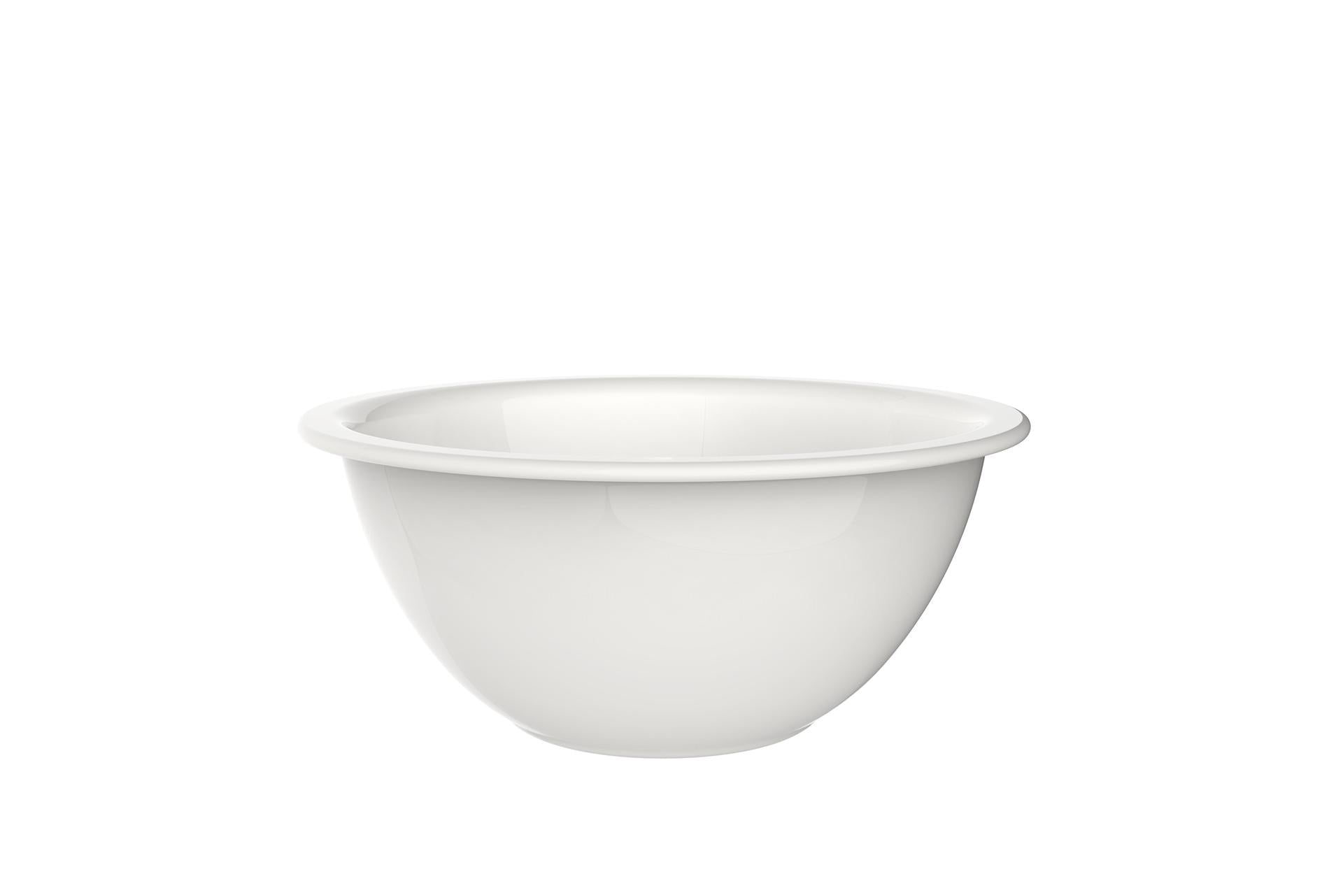 Bormioli Rocco Easy Coppa S Ø14.7 cm In Vetro Bianco Opale Extra Resistente - Set 12 Pz