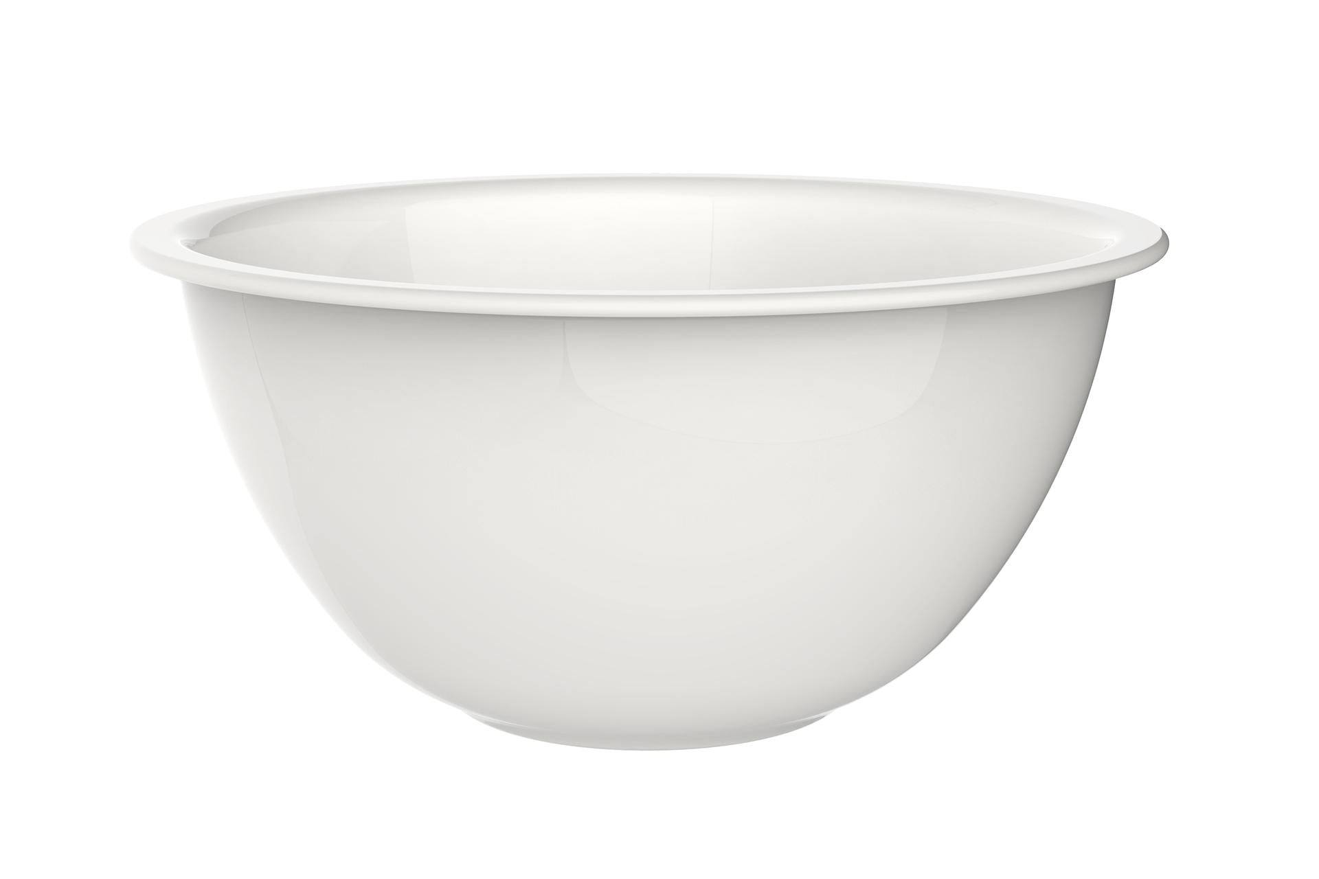 Bormioli Rocco Easy Coppa L Ø22.2 cm In Vetro Bianco Opale Extra Resistente - Set 6 Pz