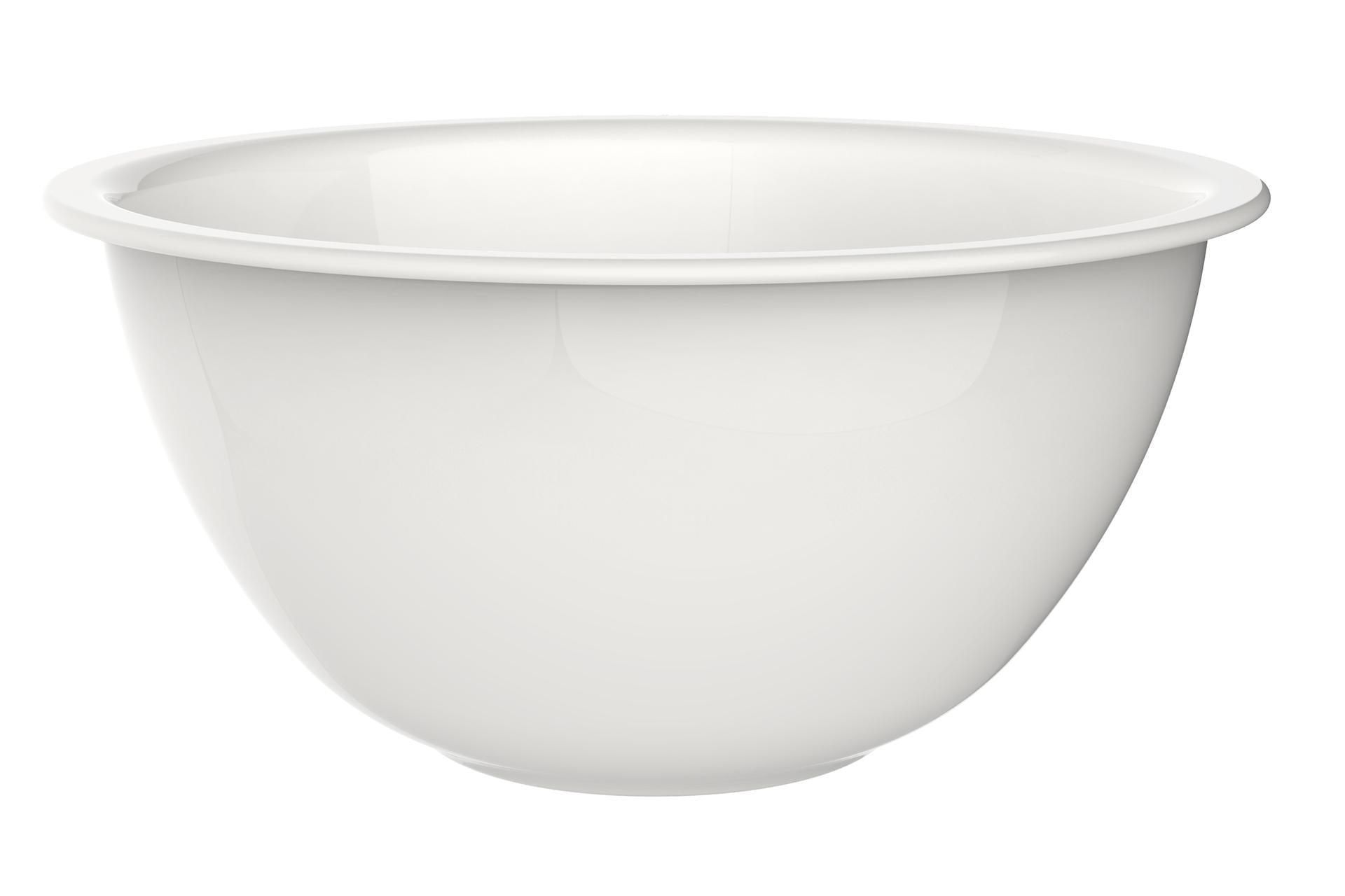 Bormioli Rocco Easy Coppa XL Ø25.5 cm In Vetro Bianco Opale Extra Resistente - Set 6 Pz