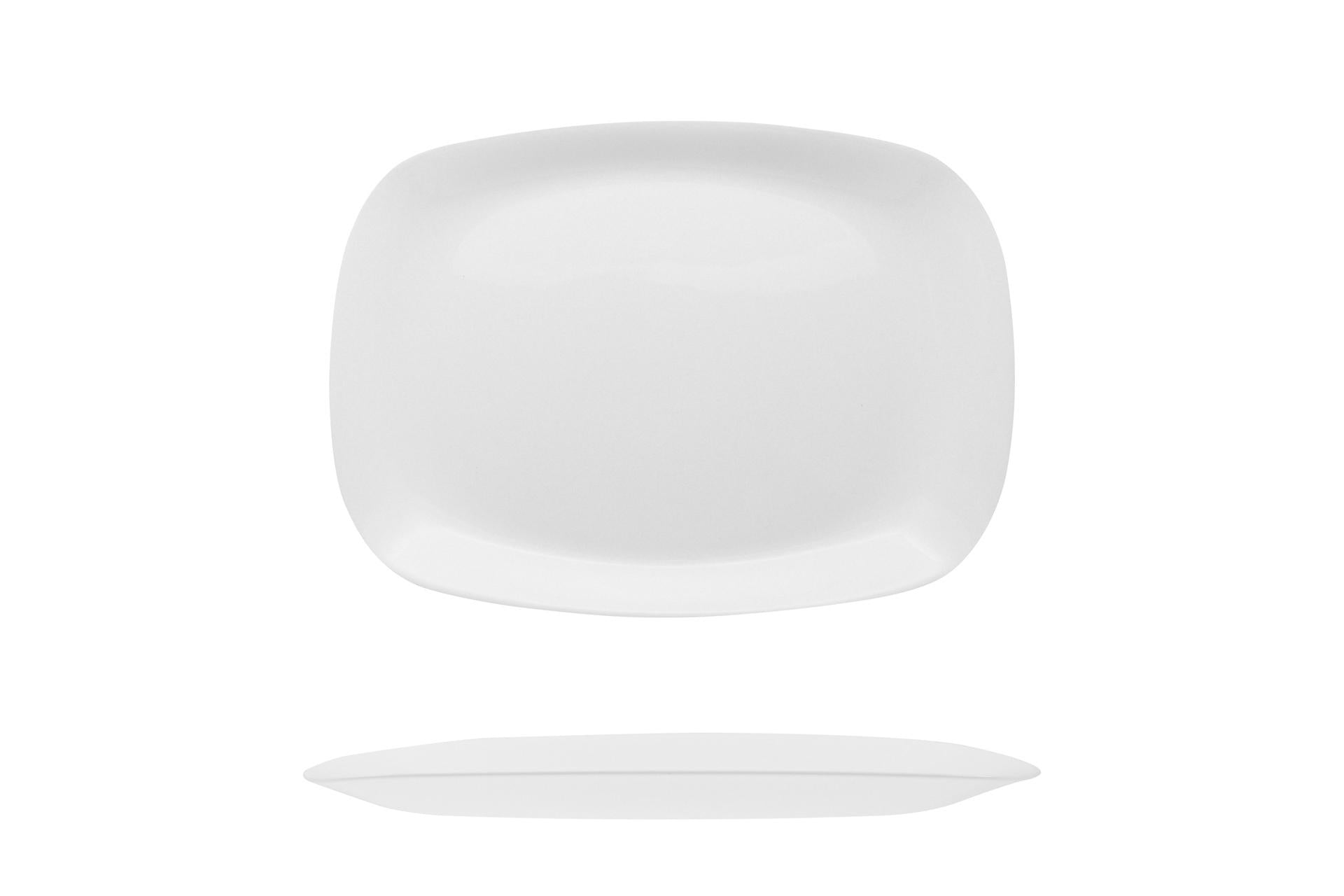 Bormioli Rocco Grangusto Piatto Pasticceria H.1.95 cm - 21.7 x 16.3 cm - Set 12 Pz