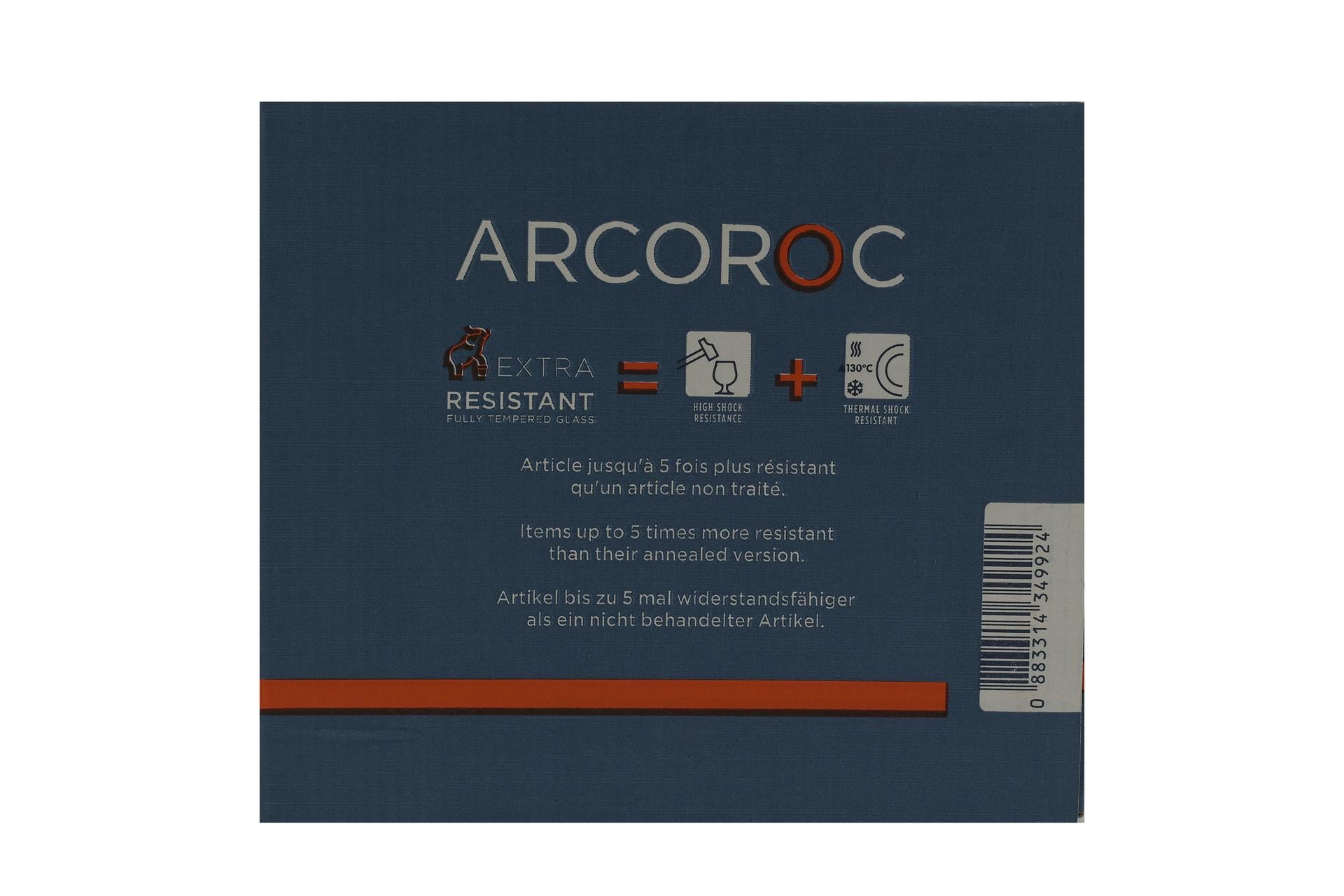 Arcoroc Stack Up Bicchiere Temperato Cl 47 - H 147 mm Ø 87 mm Impilabile - Set 6 Pz 6