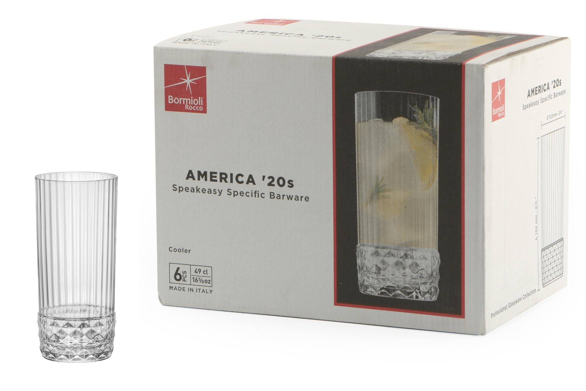 Bormioli Rocco America '20s Set 12 Bicchieri Cocktail Cooler H.16.2 cm - 49 cl Ø7.35 cm - Set 12 Pz 3