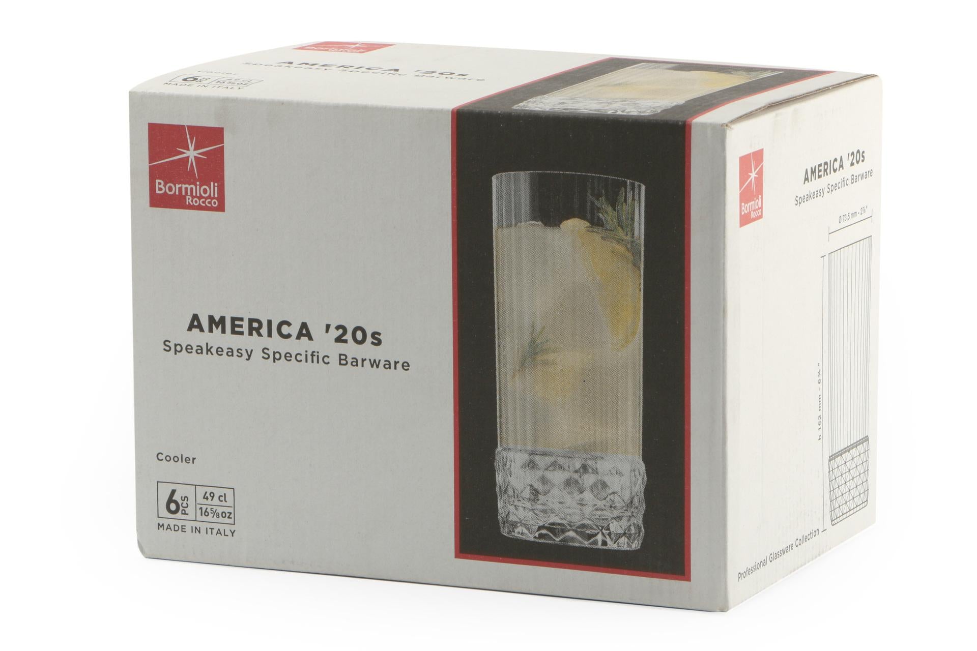 Bormioli Rocco America '20s Set 12 Bicchieri Cocktail Cooler H.16.2 cm - 49 cl Ø7.35 cm - Set 12 Pz 4