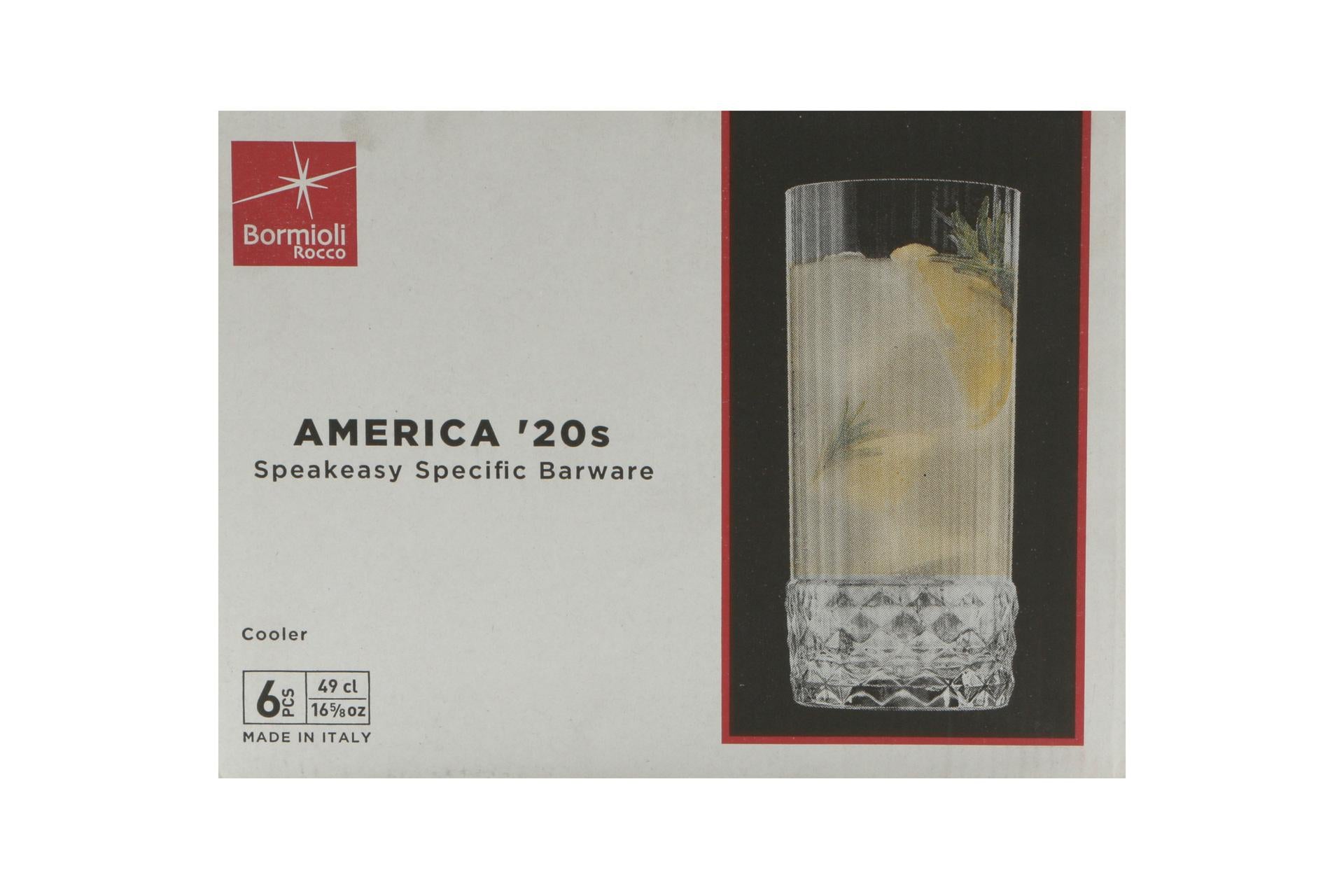 Bormioli Rocco America '20s Set 12 Bicchieri Cocktail Cooler H.16.2 cm - 49 cl Ø7.35 cm - Set 12 Pz 5