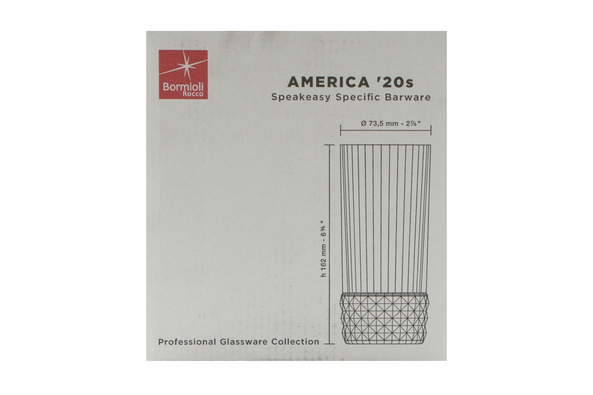 Bormioli Rocco America '20s Set 12 Bicchieri Cocktail Cooler H.16.2 cm - 49 cl Ø7.35 cm - Set 12 Pz 6