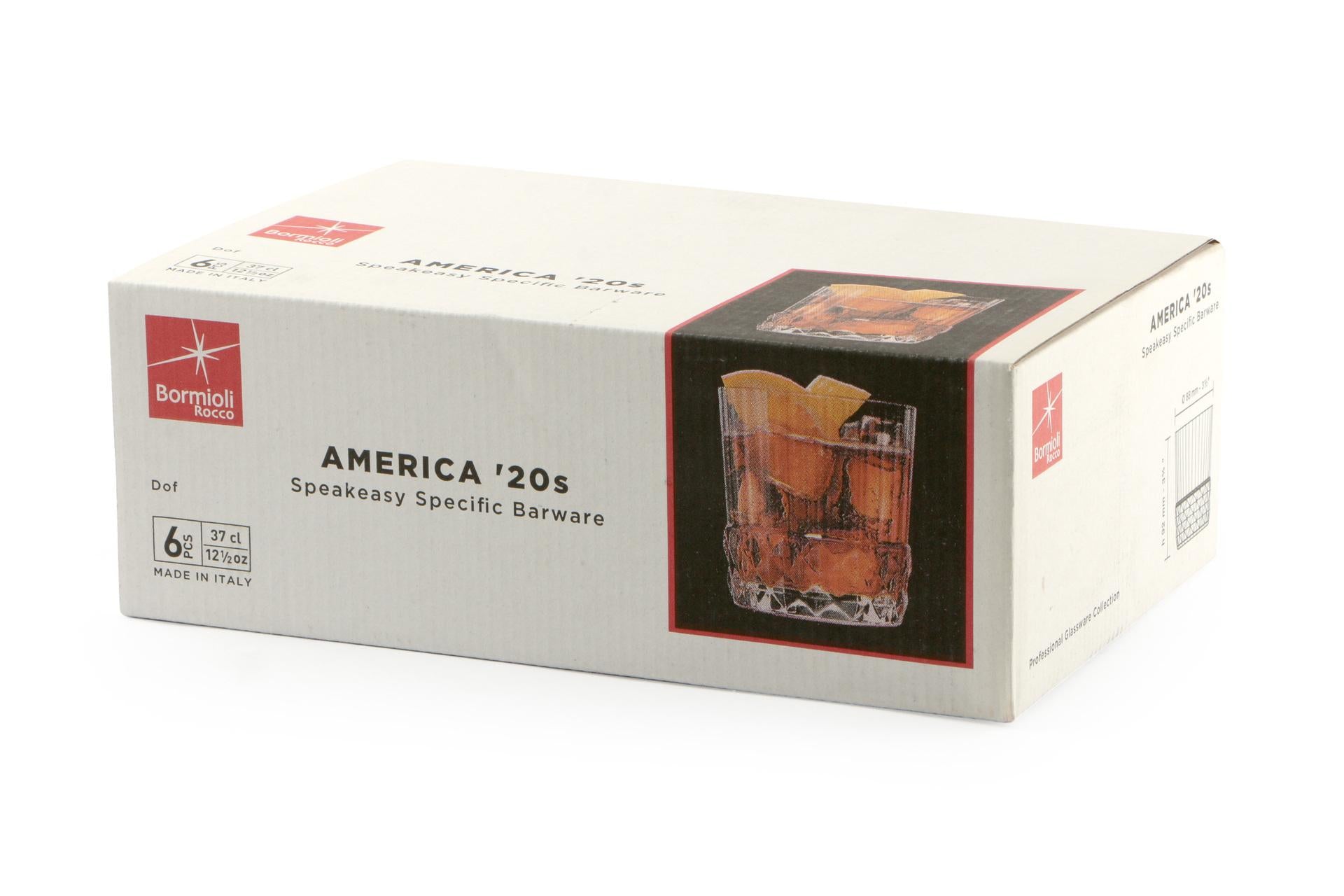 Bormioli Rocco America '20s Set 6 Bicchieri Cocktail DOF 37 cl - H.9.2 cm Ø8.8 cm - Set 6 Pz 4
