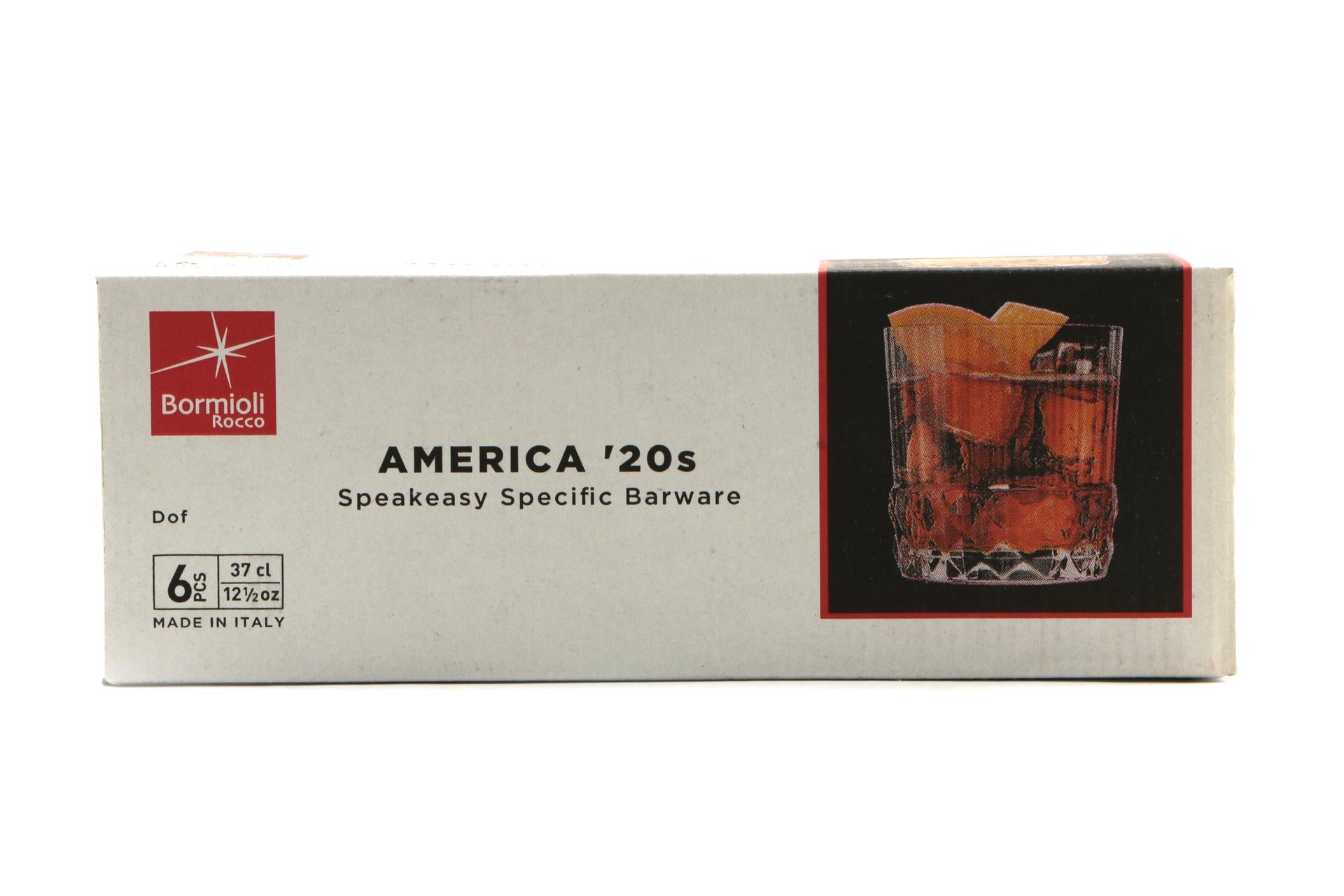 Bormioli Rocco America '20s Set 6 Bicchieri Cocktail DOF 37 cl - H.9.2 cm Ø8.8 cm - Set 6 Pz 5