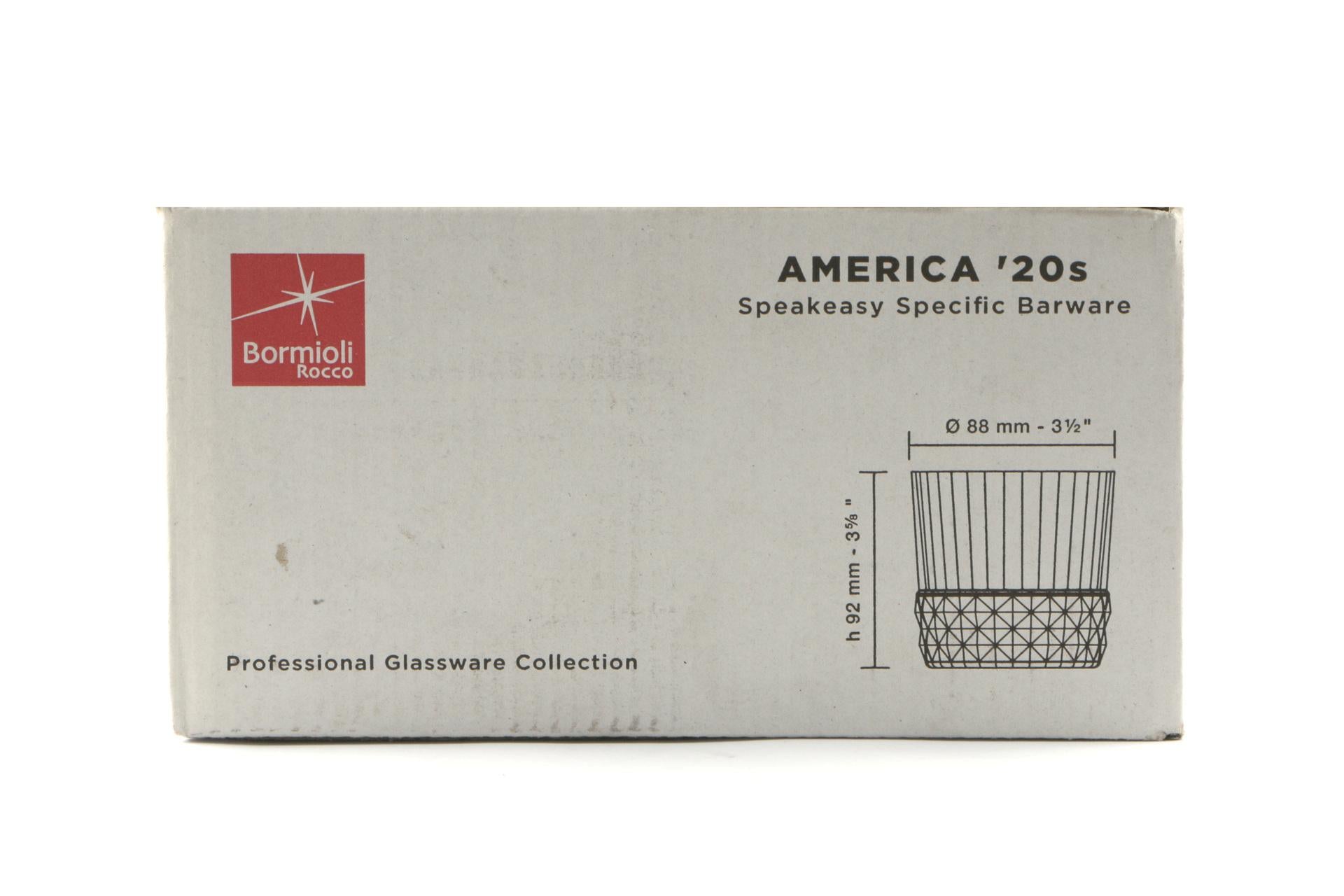 Bormioli Rocco America '20s Set 6 Bicchieri Cocktail DOF 37 cl - H.9.2 cm Ø8.8 cm - Set 6 Pz 7