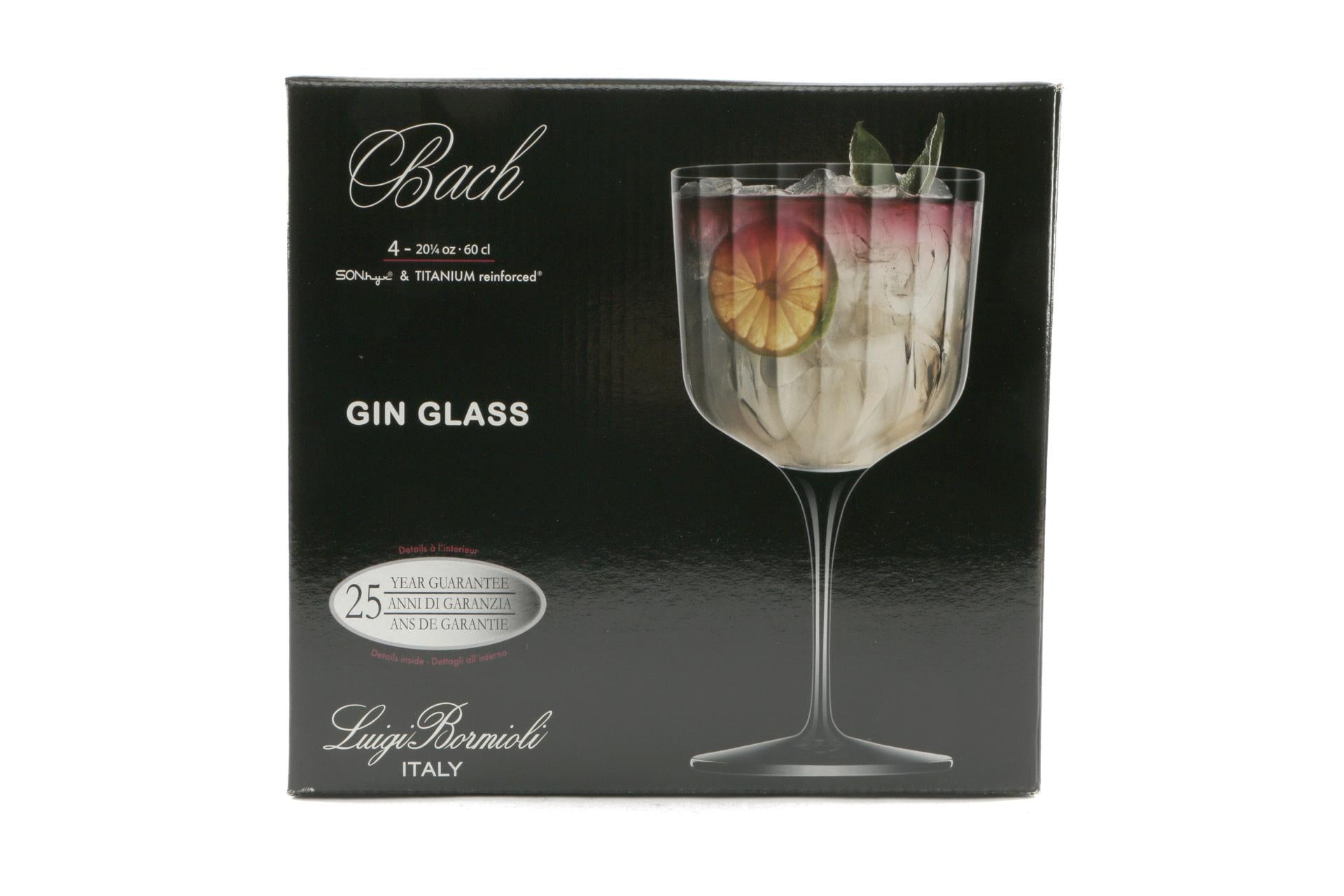 Bormioli Luigi Bach Set 4 Calici Gin Glass 60 cl - Linea Elegante e Raffinata - Set 4 Pz 5
