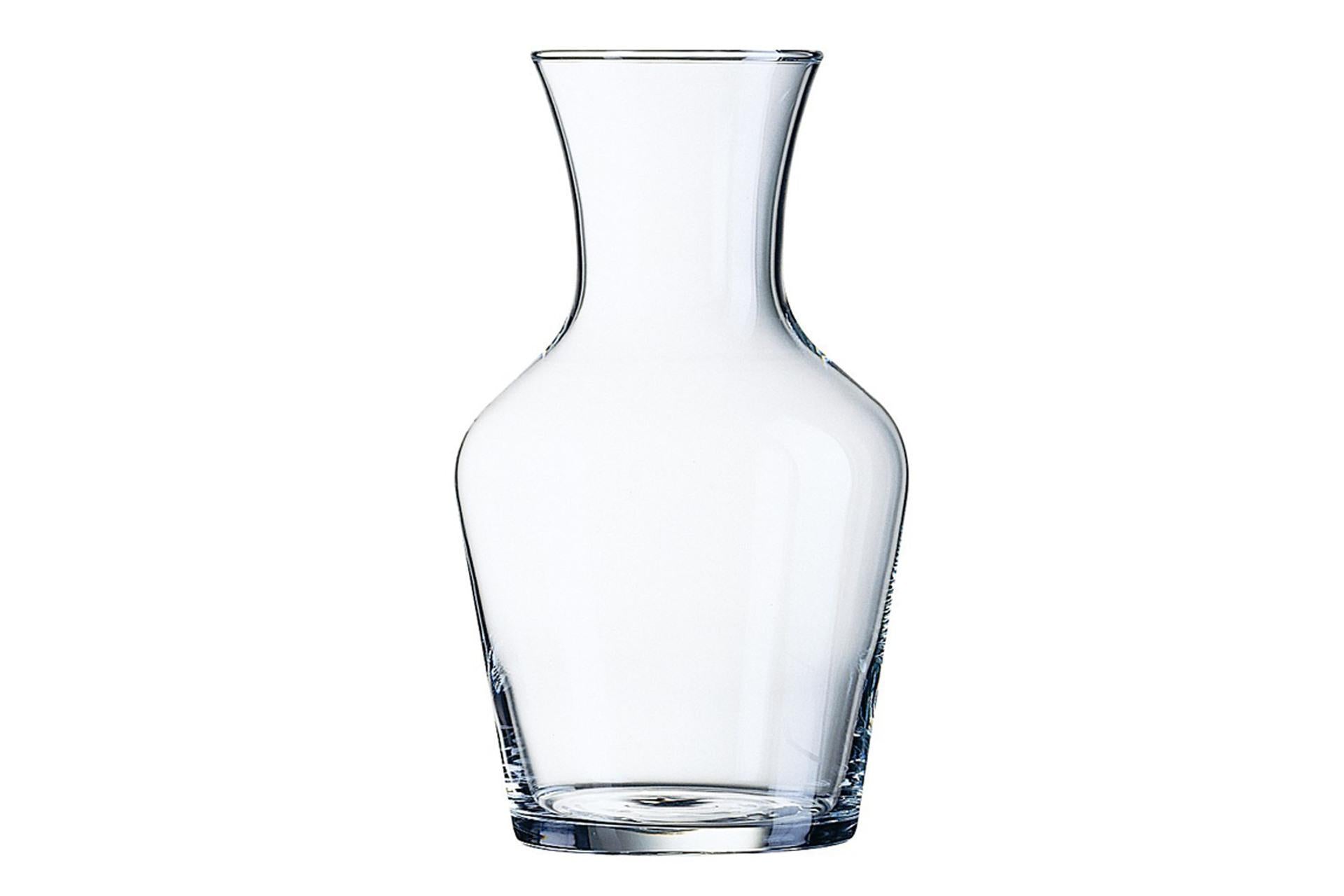 Arcoroc Carafon Vin 1L - H.203 mm Ø119 mm In Vetro - Caraffa Elegante per Acqua o Succhi - Set 6 Pz