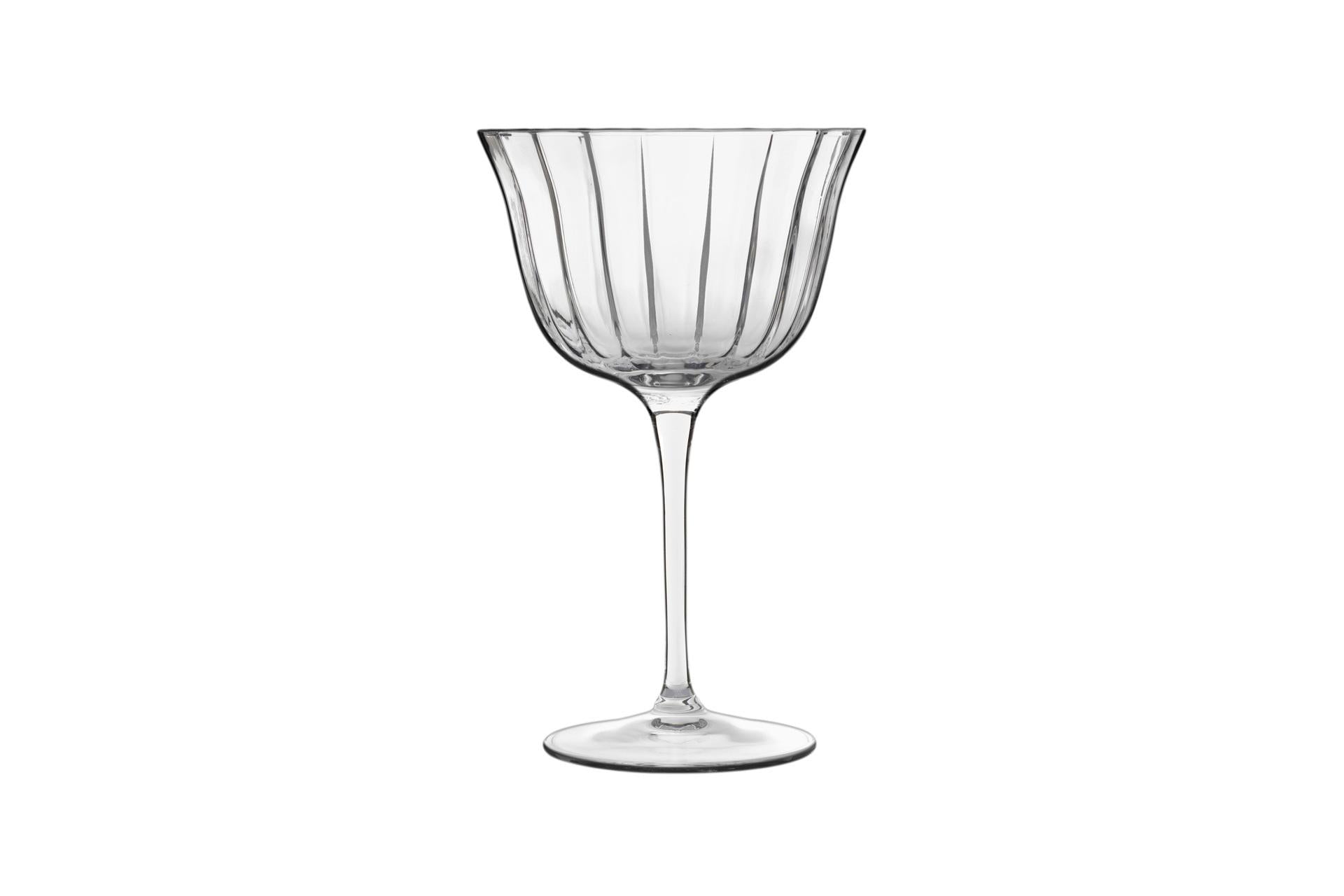 Bormioli Luigi Bach Set 4 Calici Retro Fizz 26 cl - Linea Elegante e Raffinata - Set 4 Pz