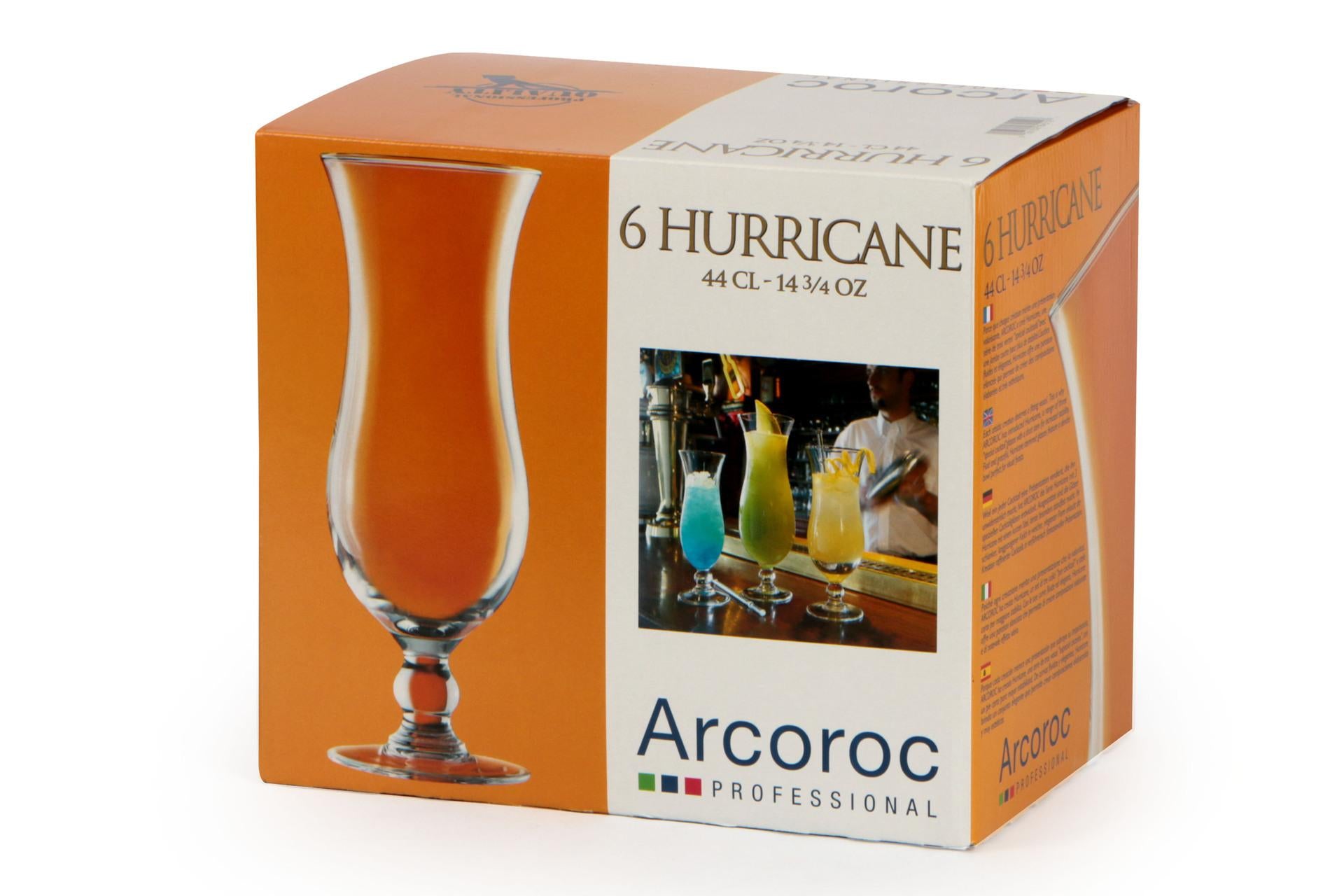 Arcoroc Hurricane Elegance Calice 44 cl - H.208 mm Ø79 mm Per Cocktail di Alta Classe - Set 6 Pz 3