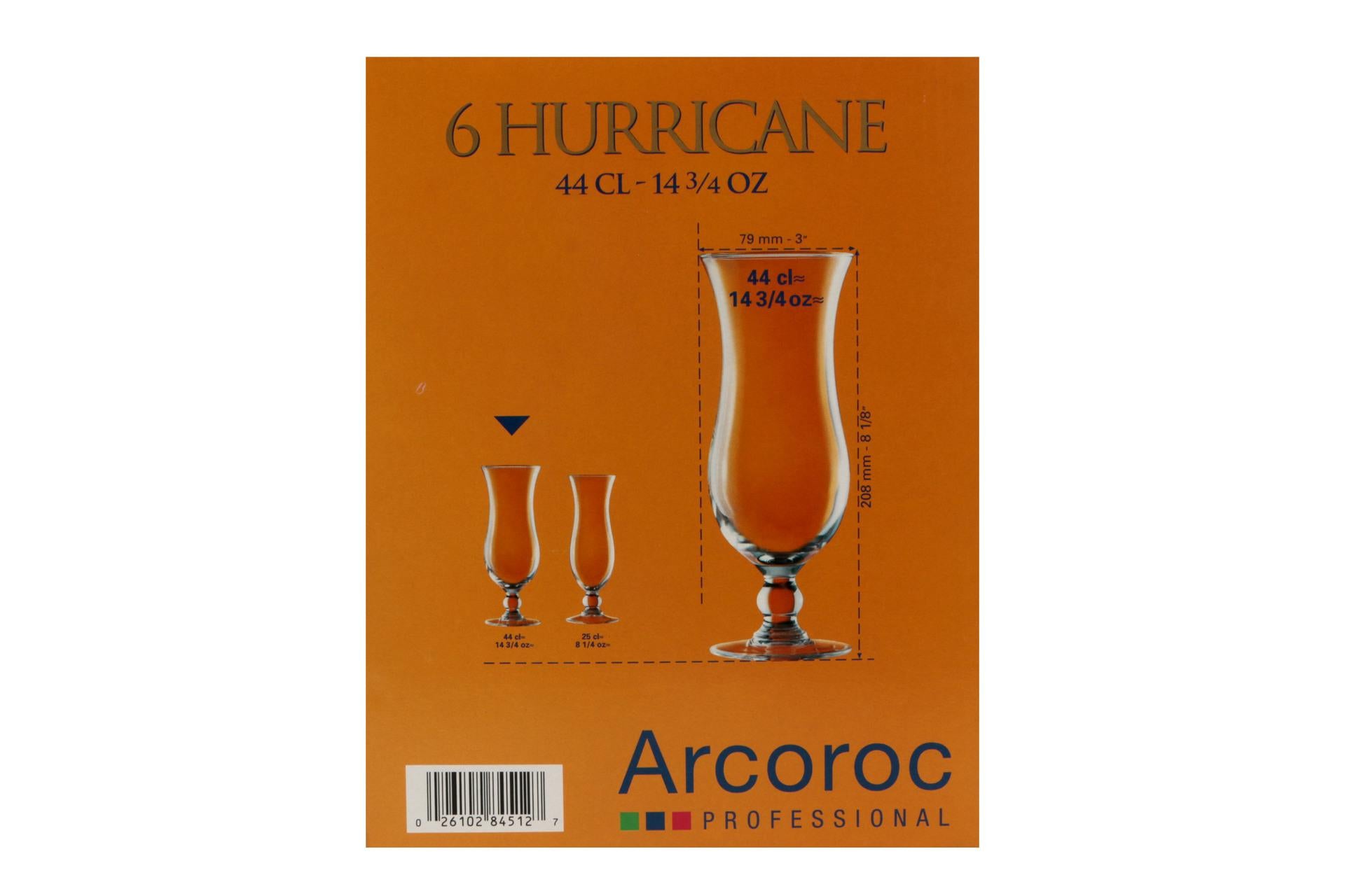 Arcoroc Hurricane Elegance Calice 44 cl - H.208 mm Ø79 mm Per Cocktail di Alta Classe - Set 6 Pz 5
