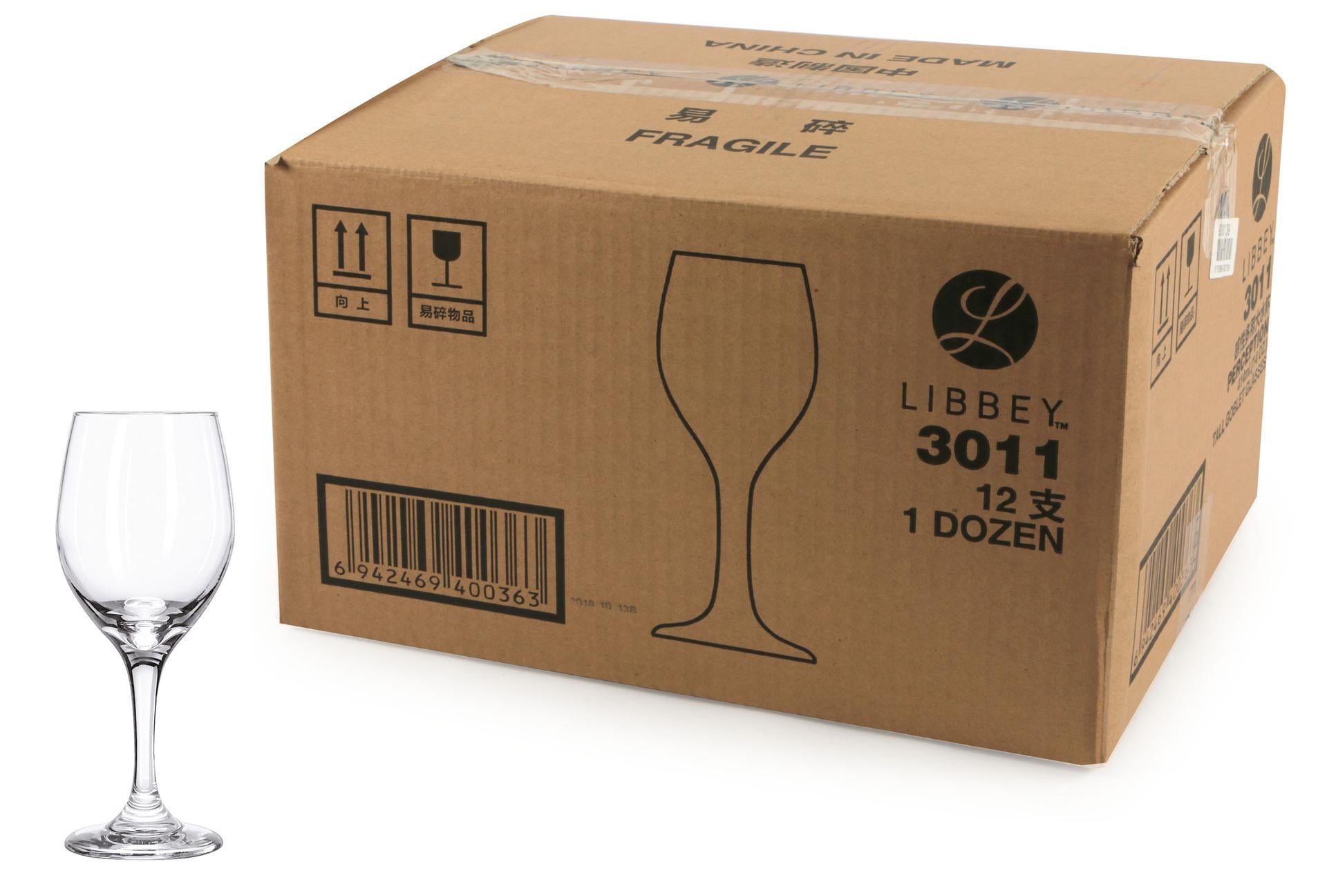 Libbey Glass Perception Set 12 Calici Goblet 41.4 cl In Vetro Temperato - Set 12 Pz