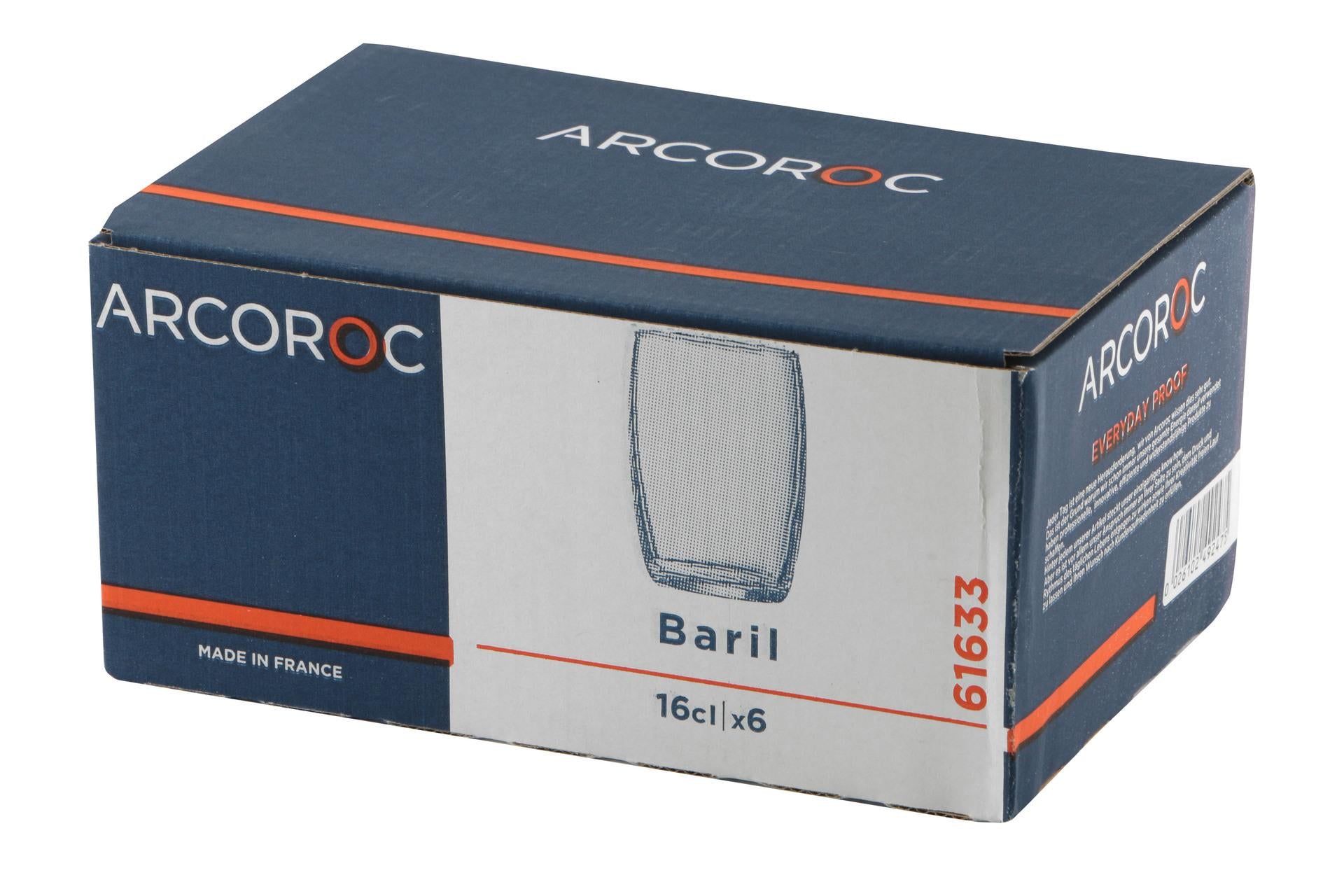 Arcoroc Baril Bicchiere 16 cl In Vetro - Set 6 Pz 3