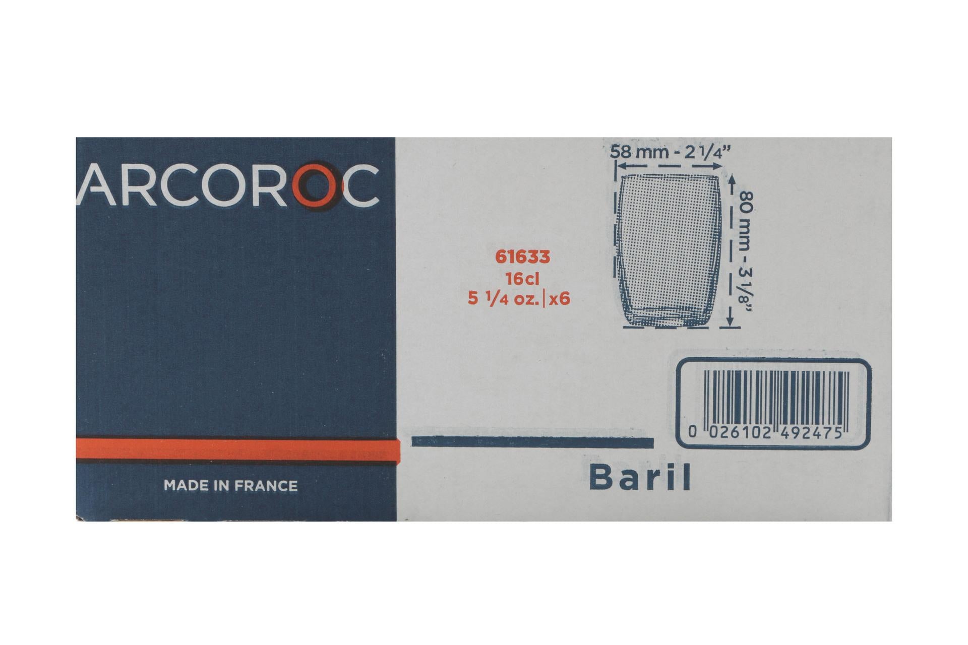 Arcoroc Baril Bicchiere 16 cl In Vetro - Set 6 Pz 4