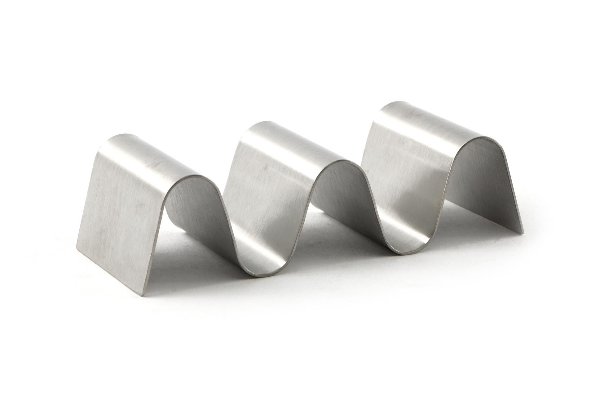 Tablecraft Supporto Porta Tacos Taxi Inox - 2-3 Posti In Acciaio Inossidabile