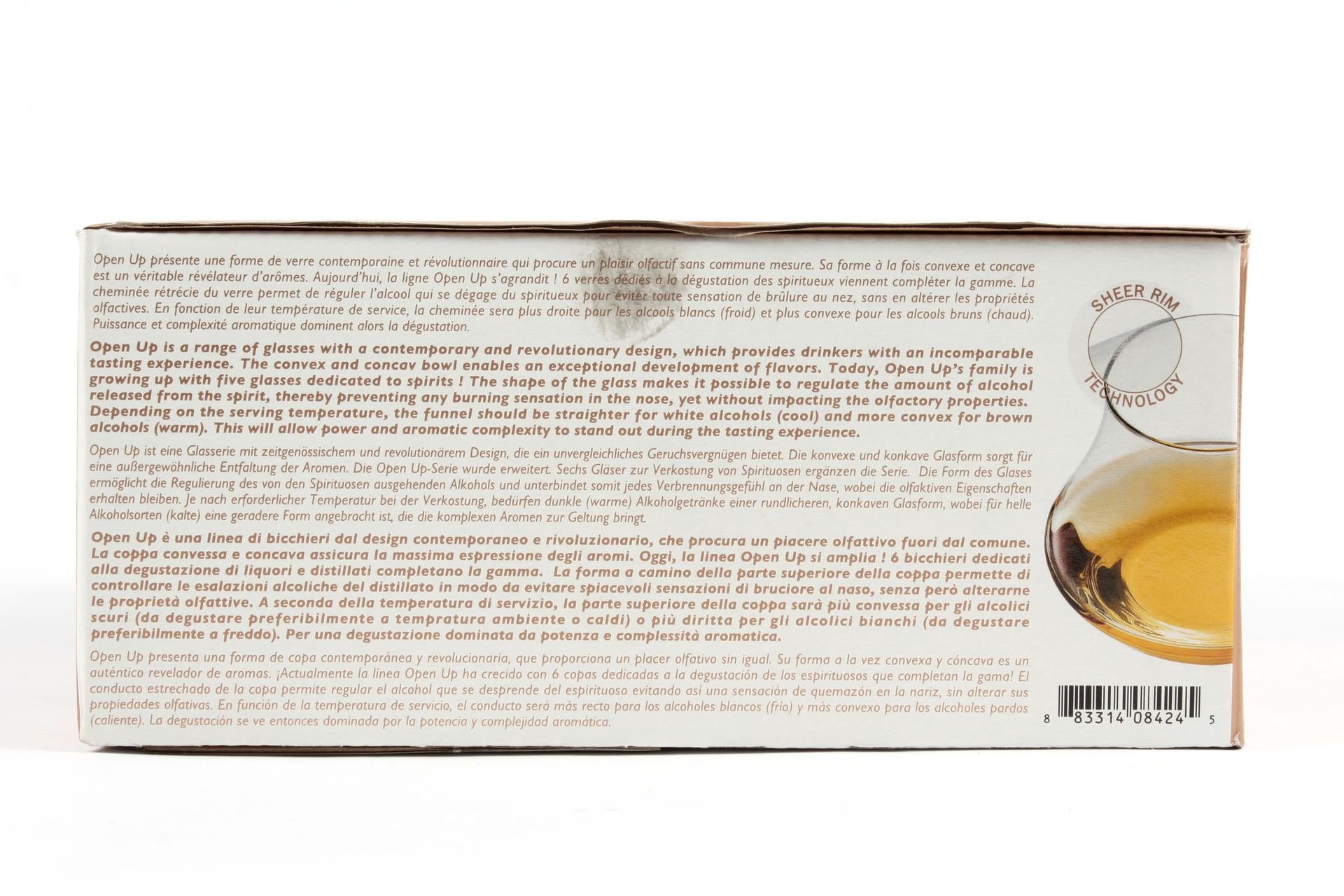 Arcoroc Spirits Open Up Bicchiere Warm 30 cl In Vetro Cristallino Krysta - Set 6 Pz 7