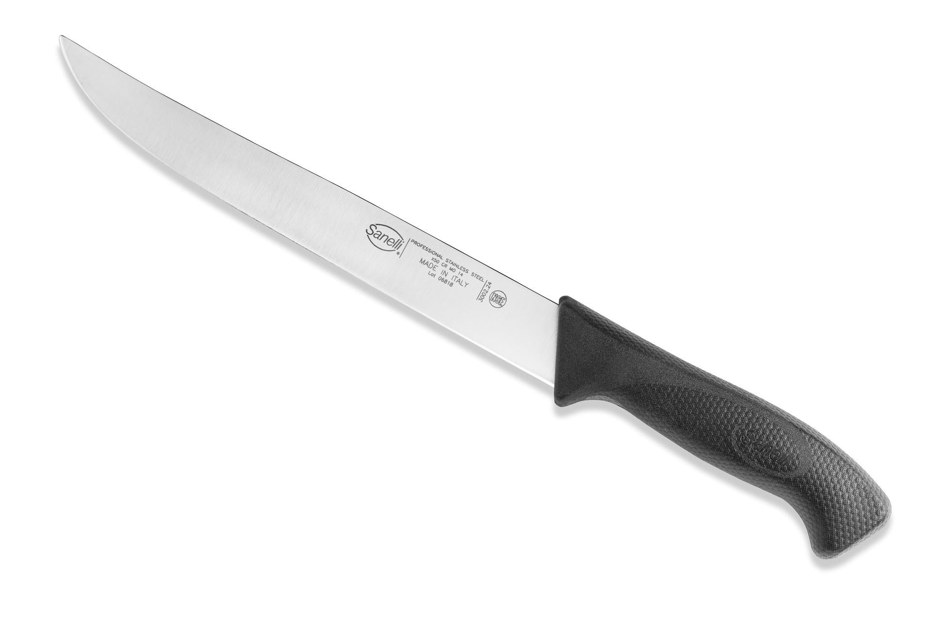 Sanelli Skin Coltello Arrosto 24 cm - Acciaio Inox Con Manico Ergonomico